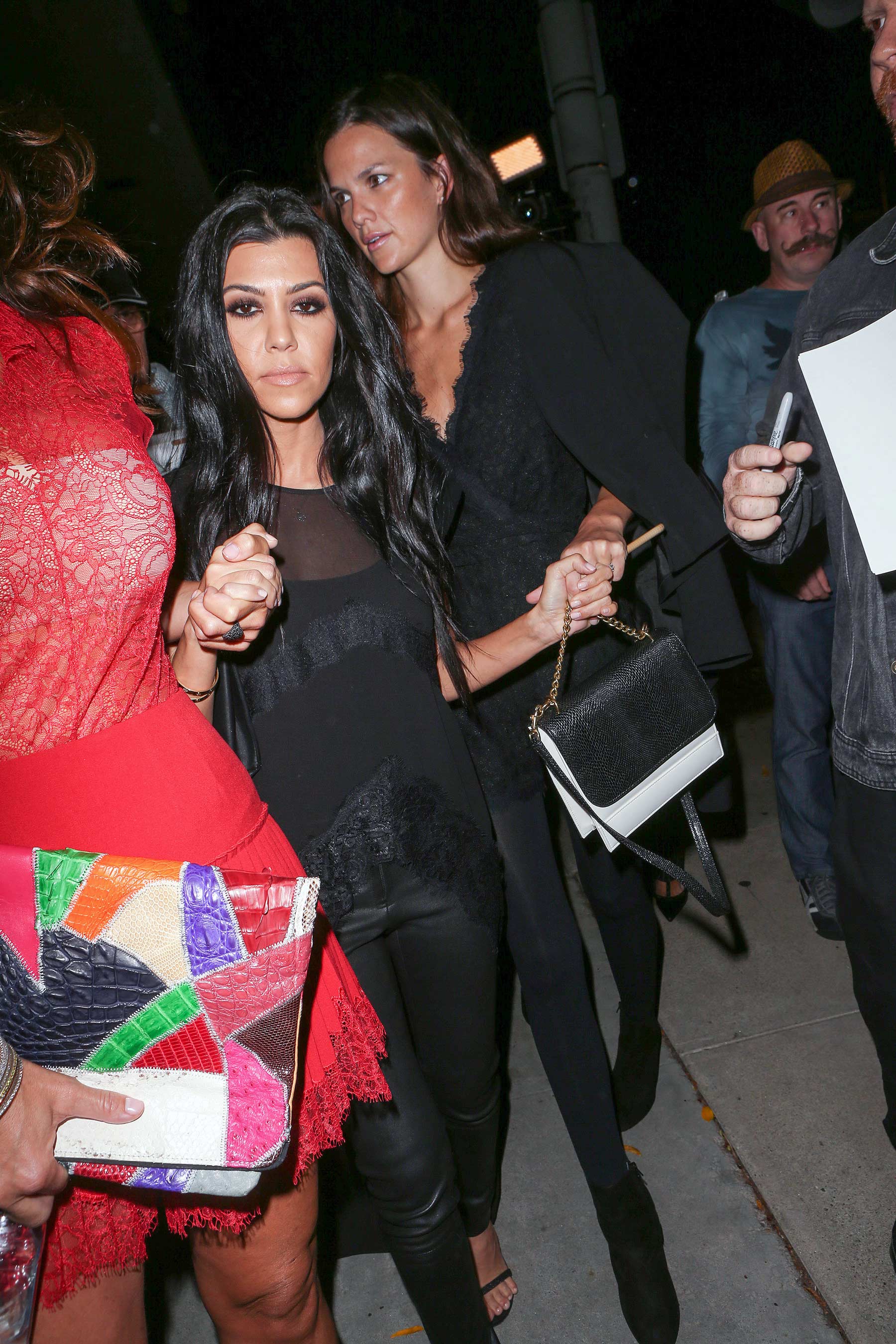 Kourtney Kardashian attends Brian Bowen Smith Metallic Life Exhibit