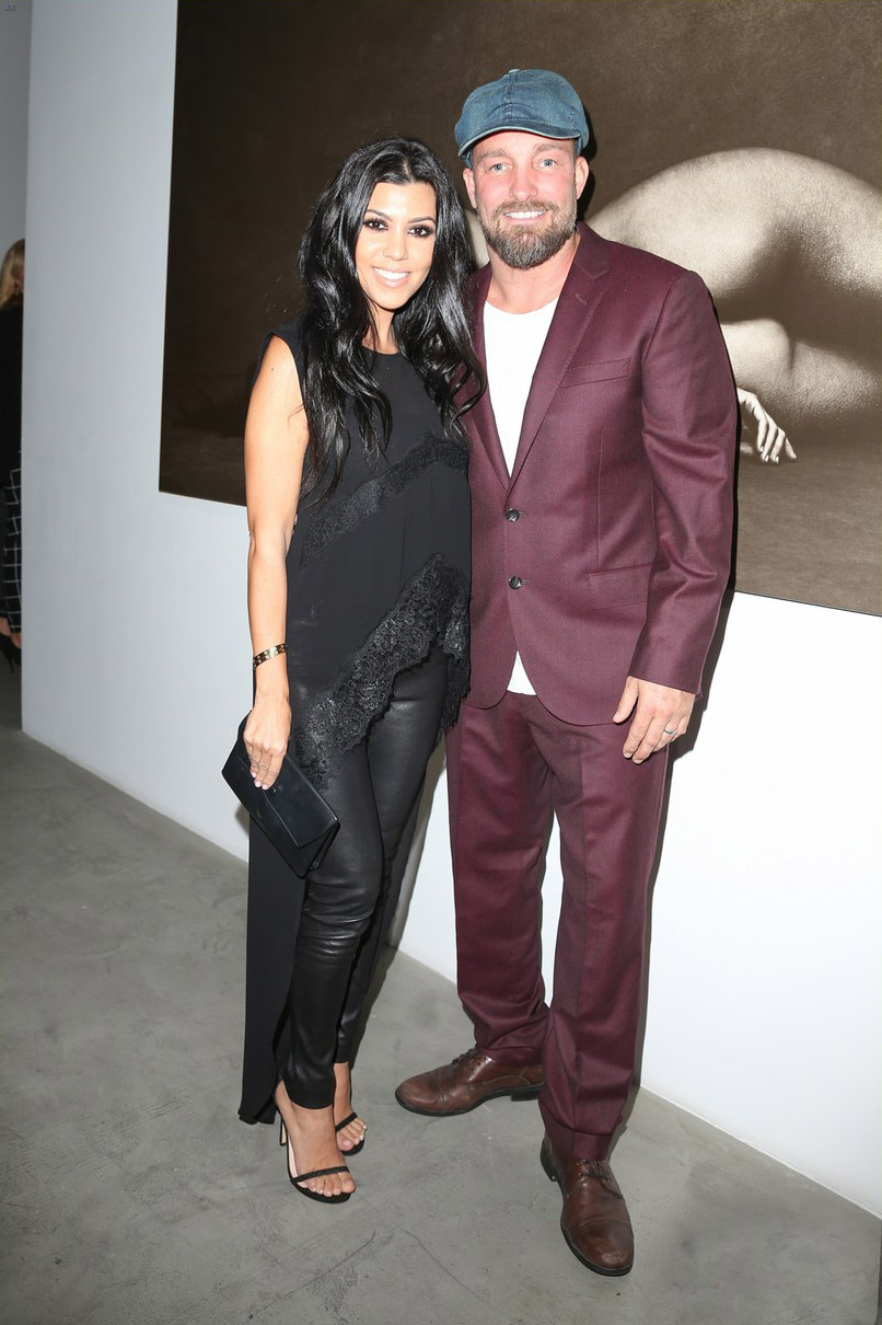 Kourtney Kardashian attends Brian Bowen Smith Metallic Life Exhibit