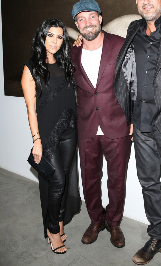 Kourtney Kardashian attends Brian Bowen Smith Metallic Life Exhibit