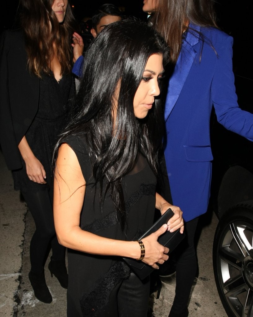 Kourtney Kardashian attends Brian Bowen Smith Metallic Life Exhibit