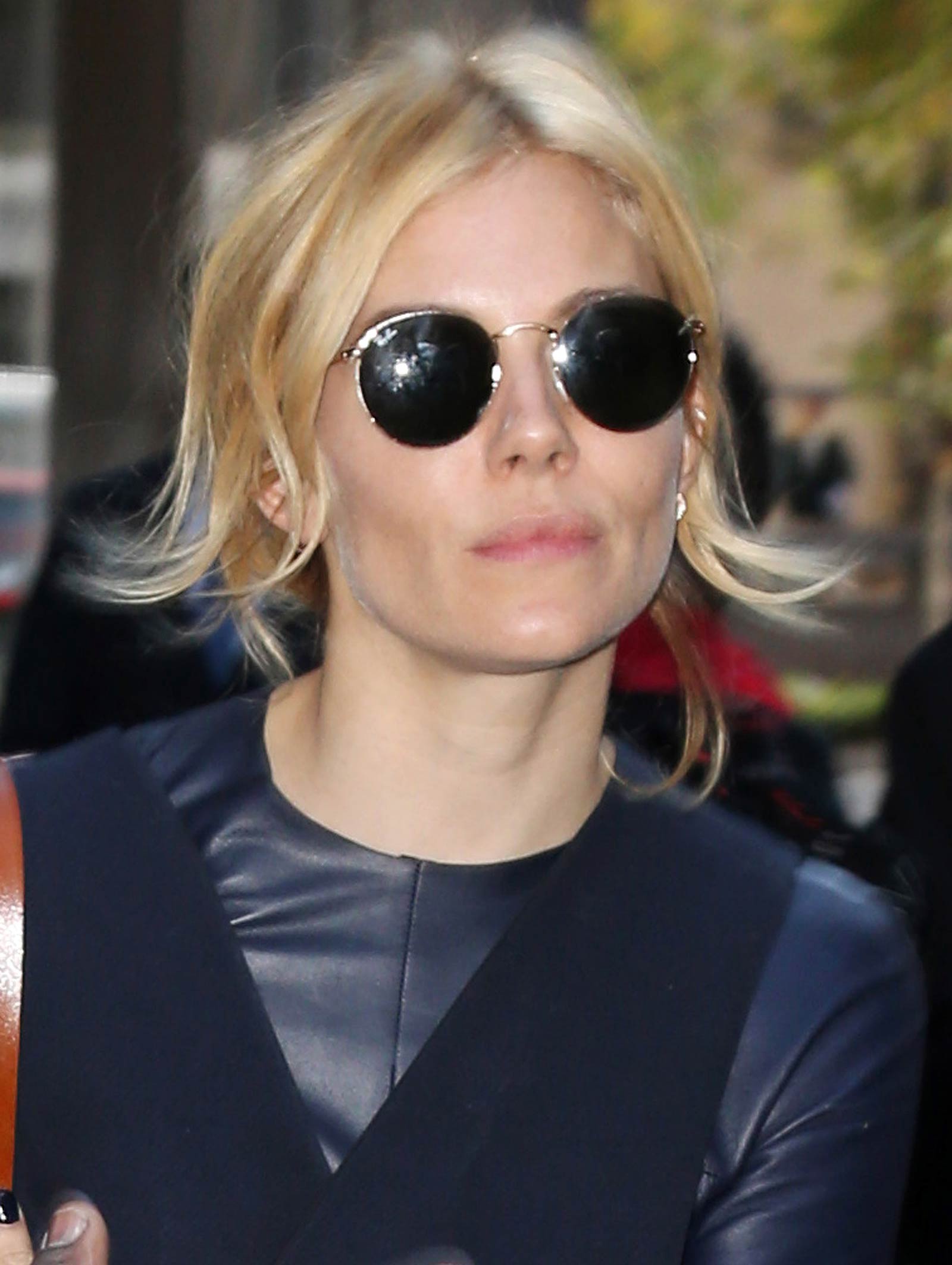 Sienna Miller at SiriusXM studios in NYC