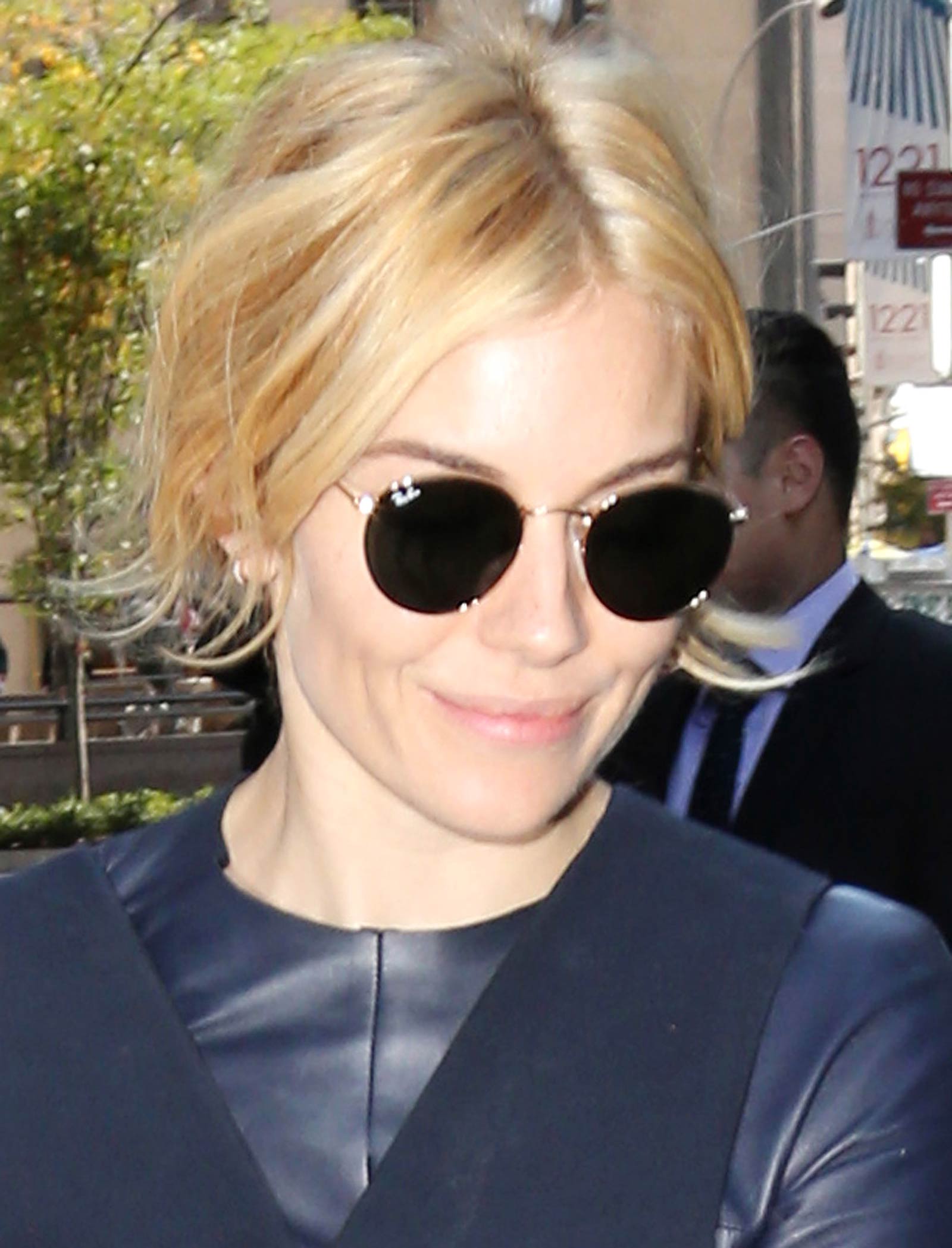 Sienna Miller at SiriusXM studios in NYC