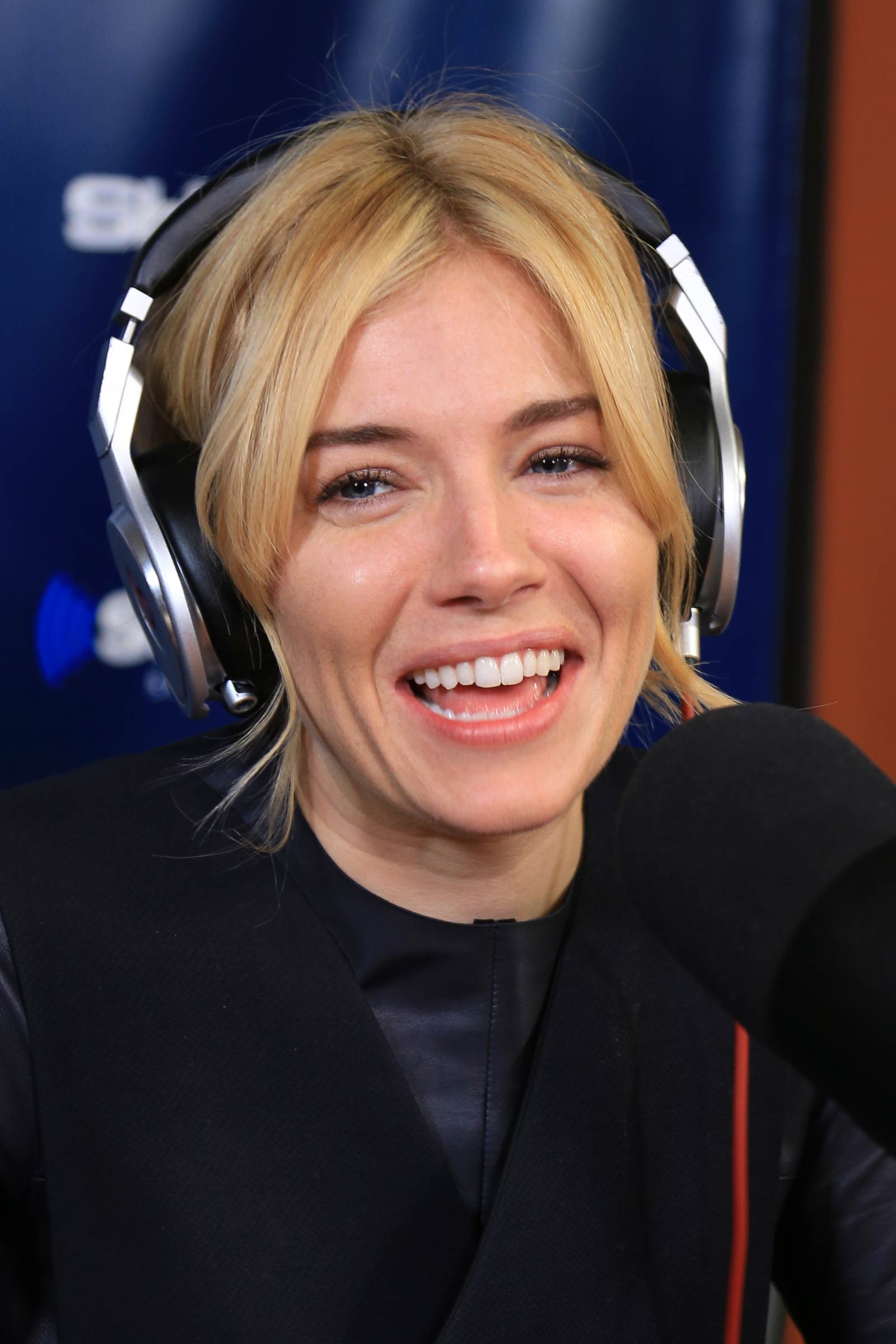 Sienna Miller at SiriusXM studios in NYC