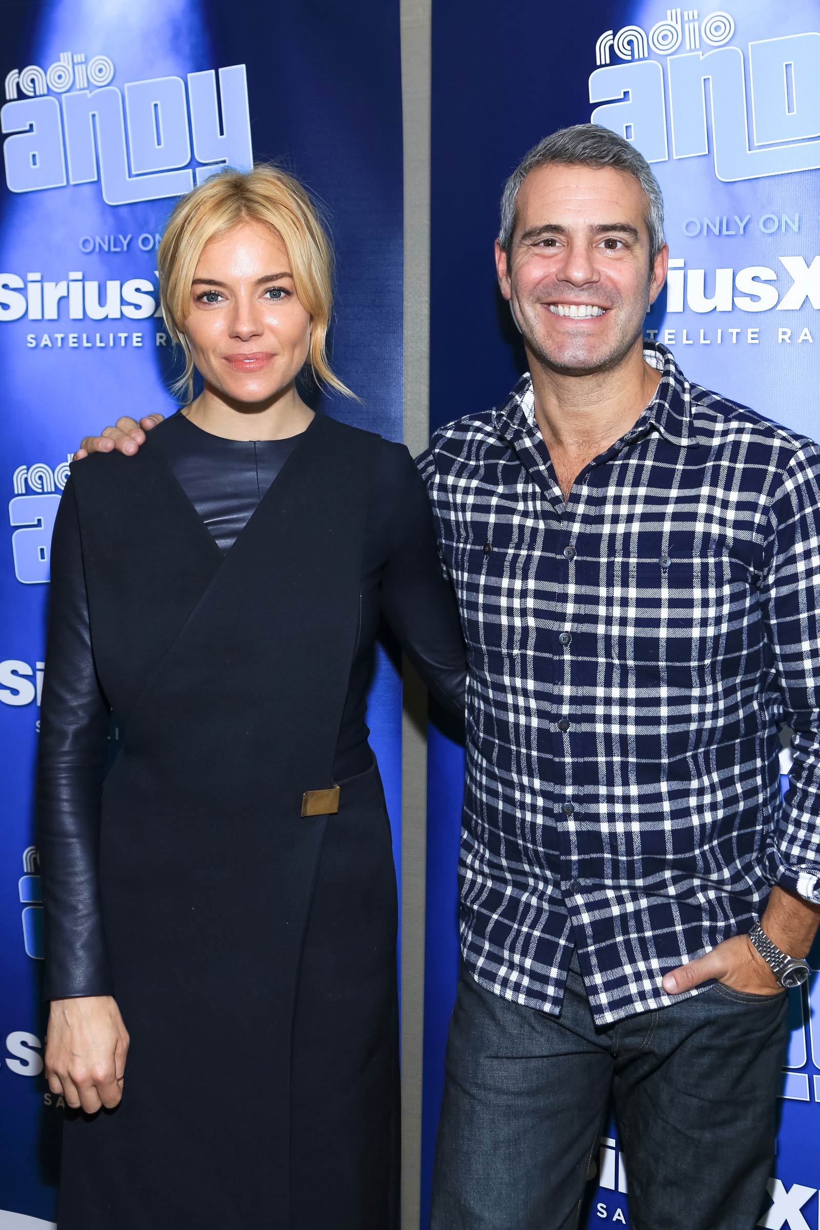 Sienna Miller at SiriusXM studios in NYC