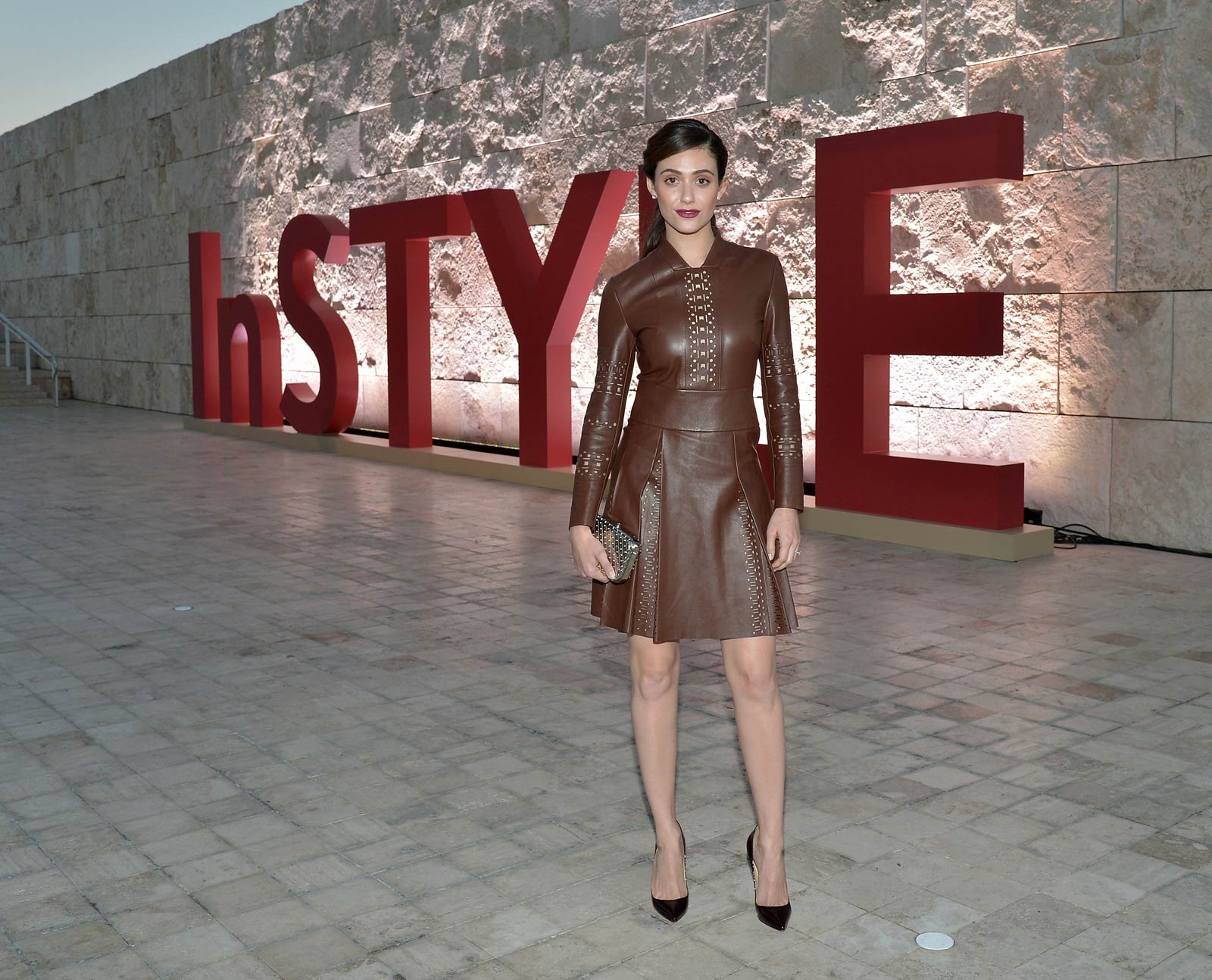 Emmy Rossum attends InStyle Awards