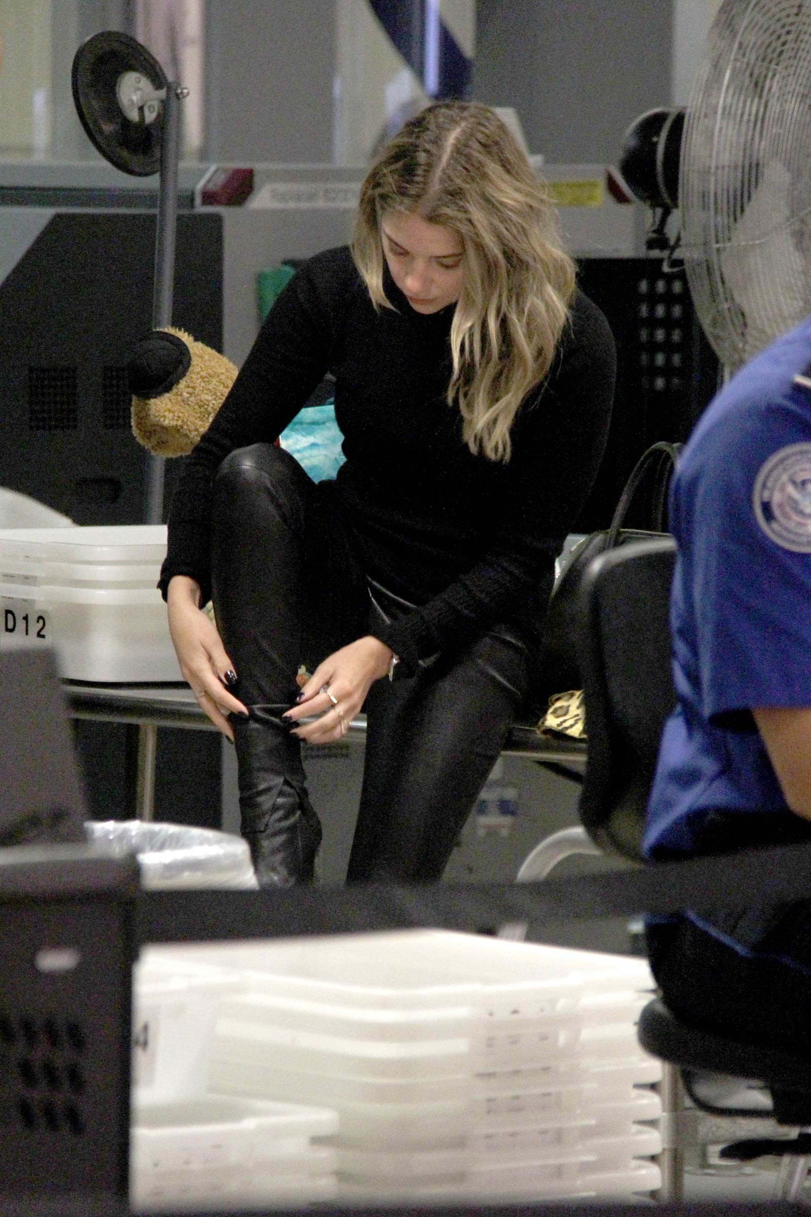 Ashley Benson at LAX airport