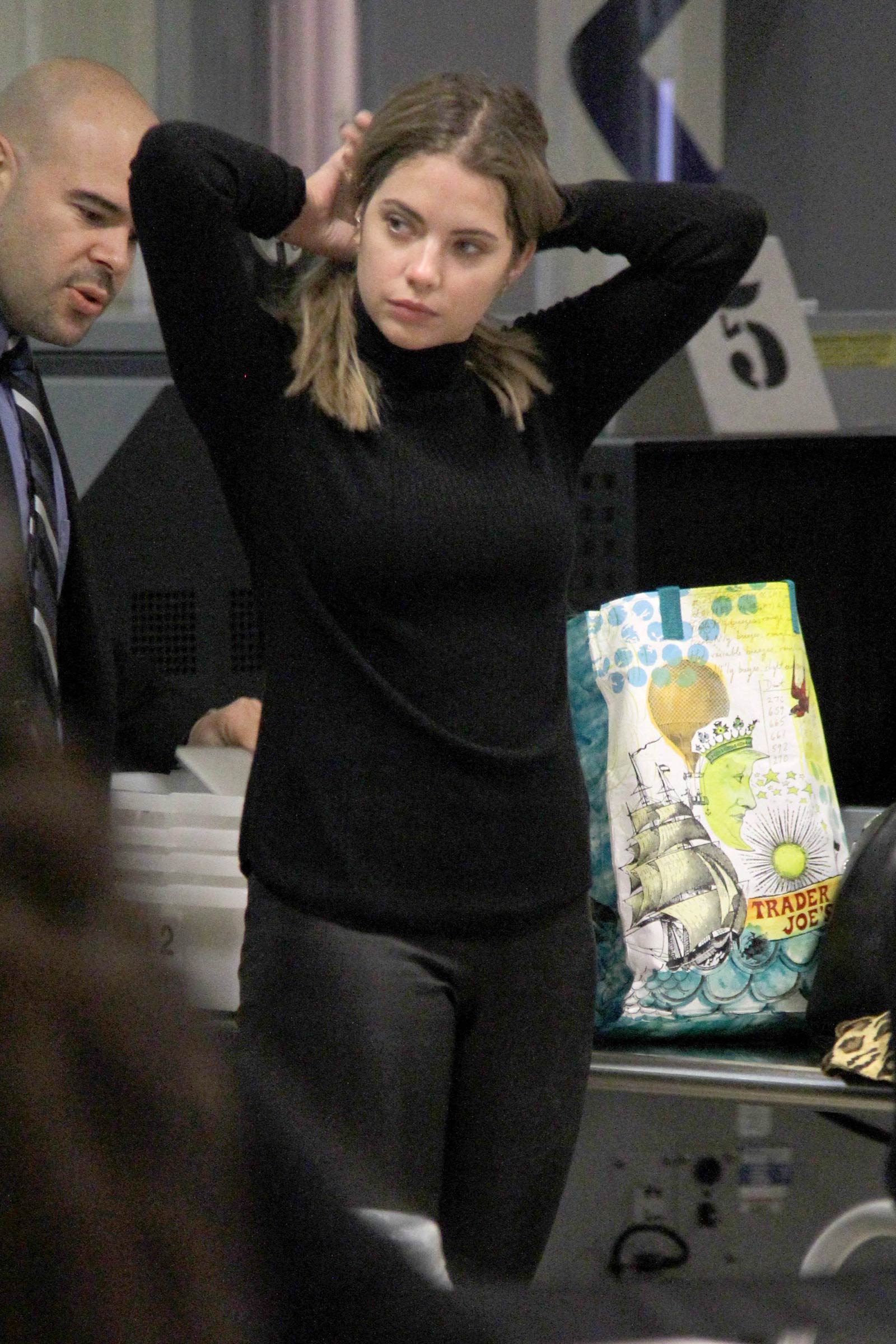 Ashley Benson at LAX airport