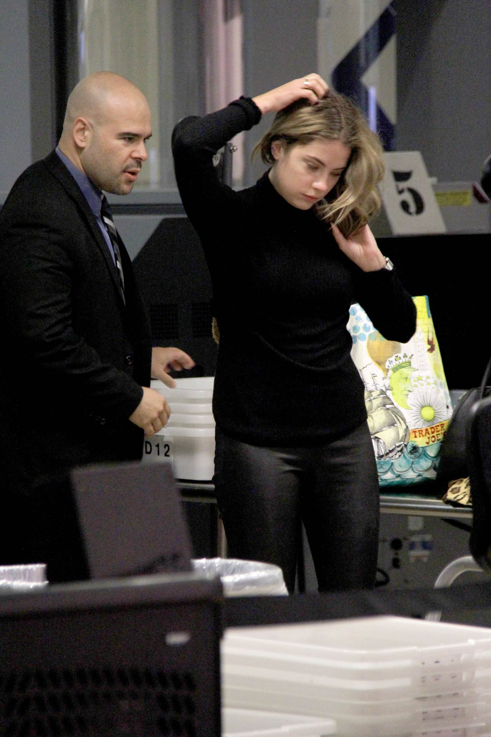 Ashley Benson at LAX airport