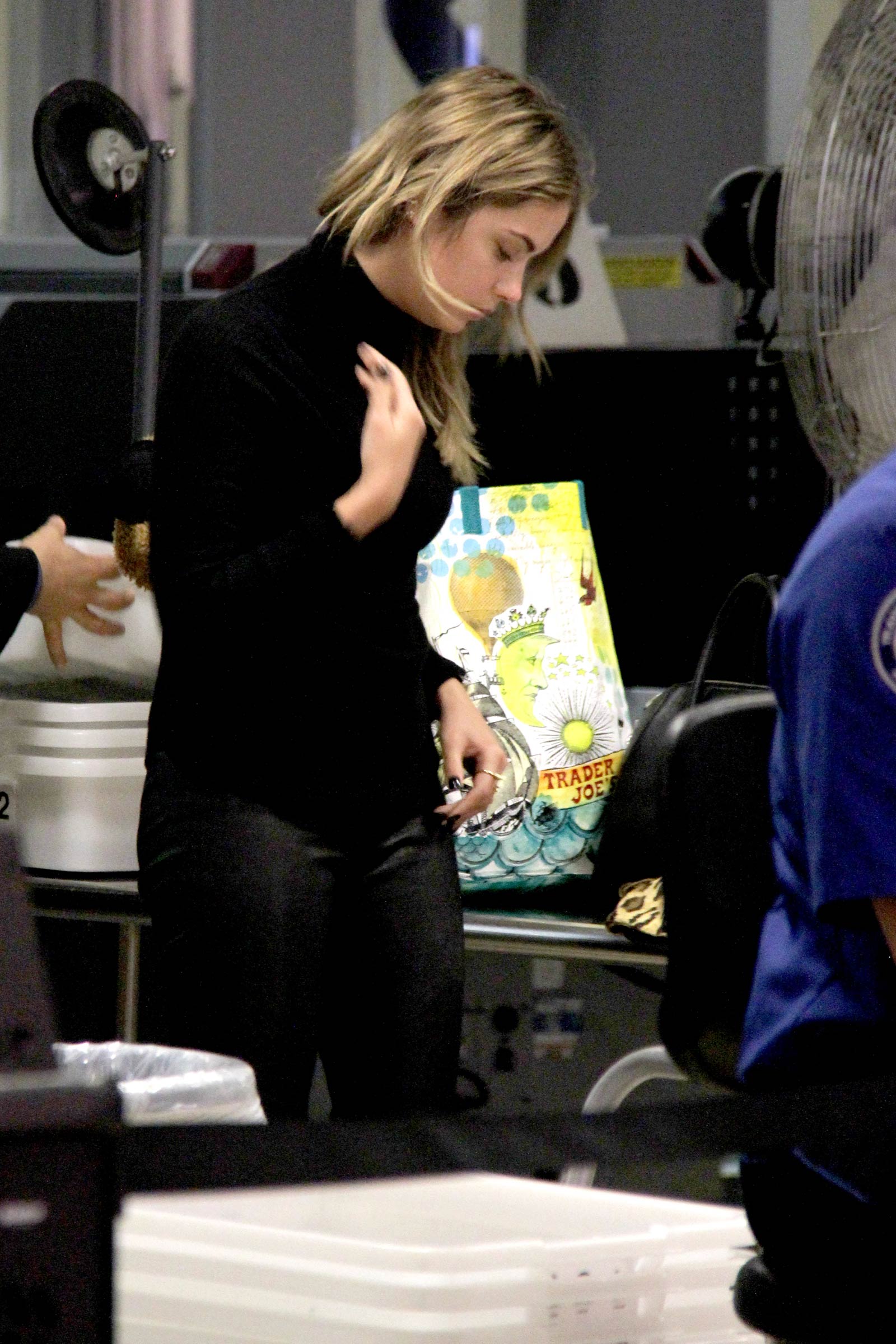 Ashley Benson at LAX airport