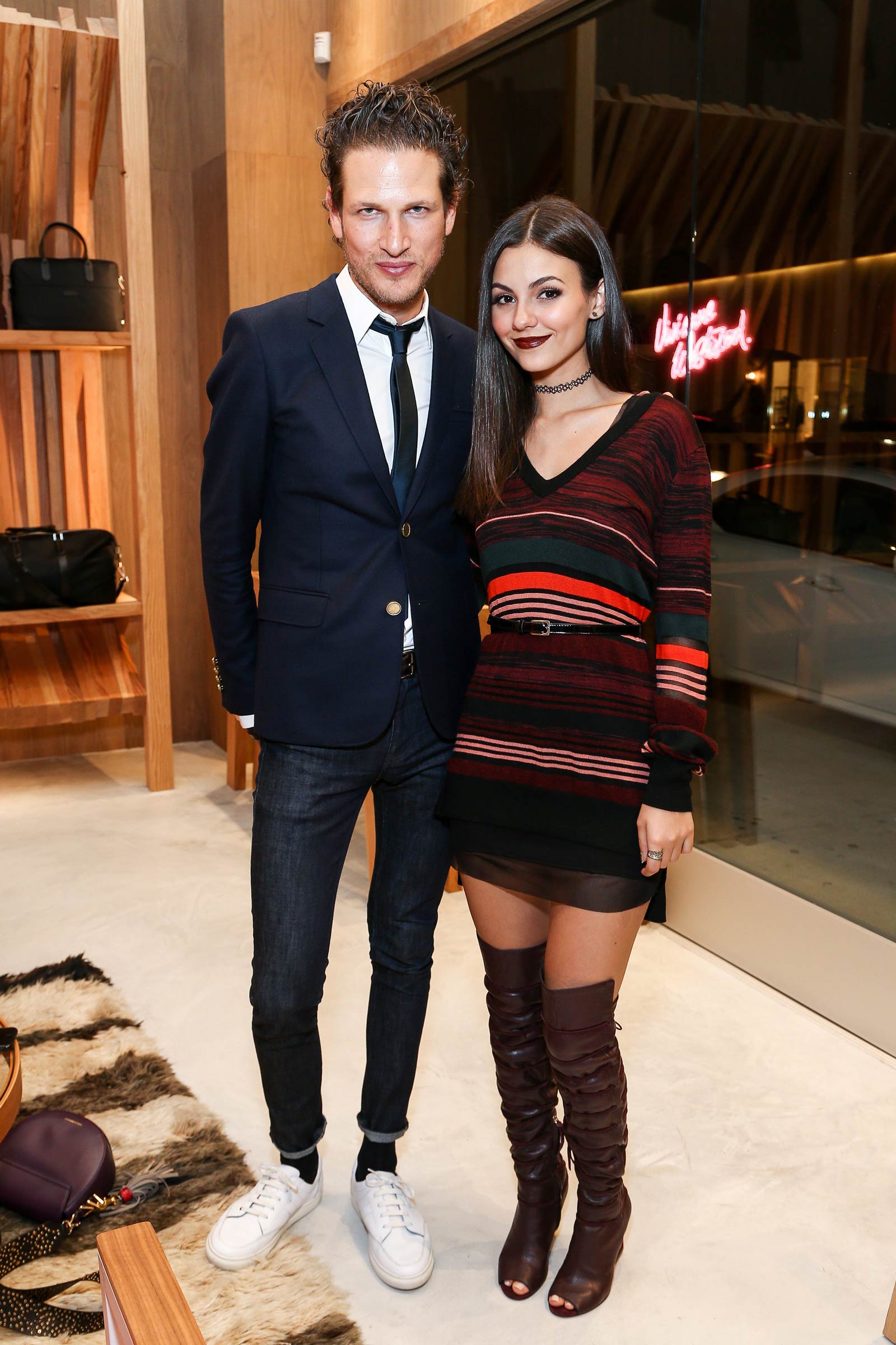 Victoria Justice attends Rebecca Minkoff Flagship Store Opening