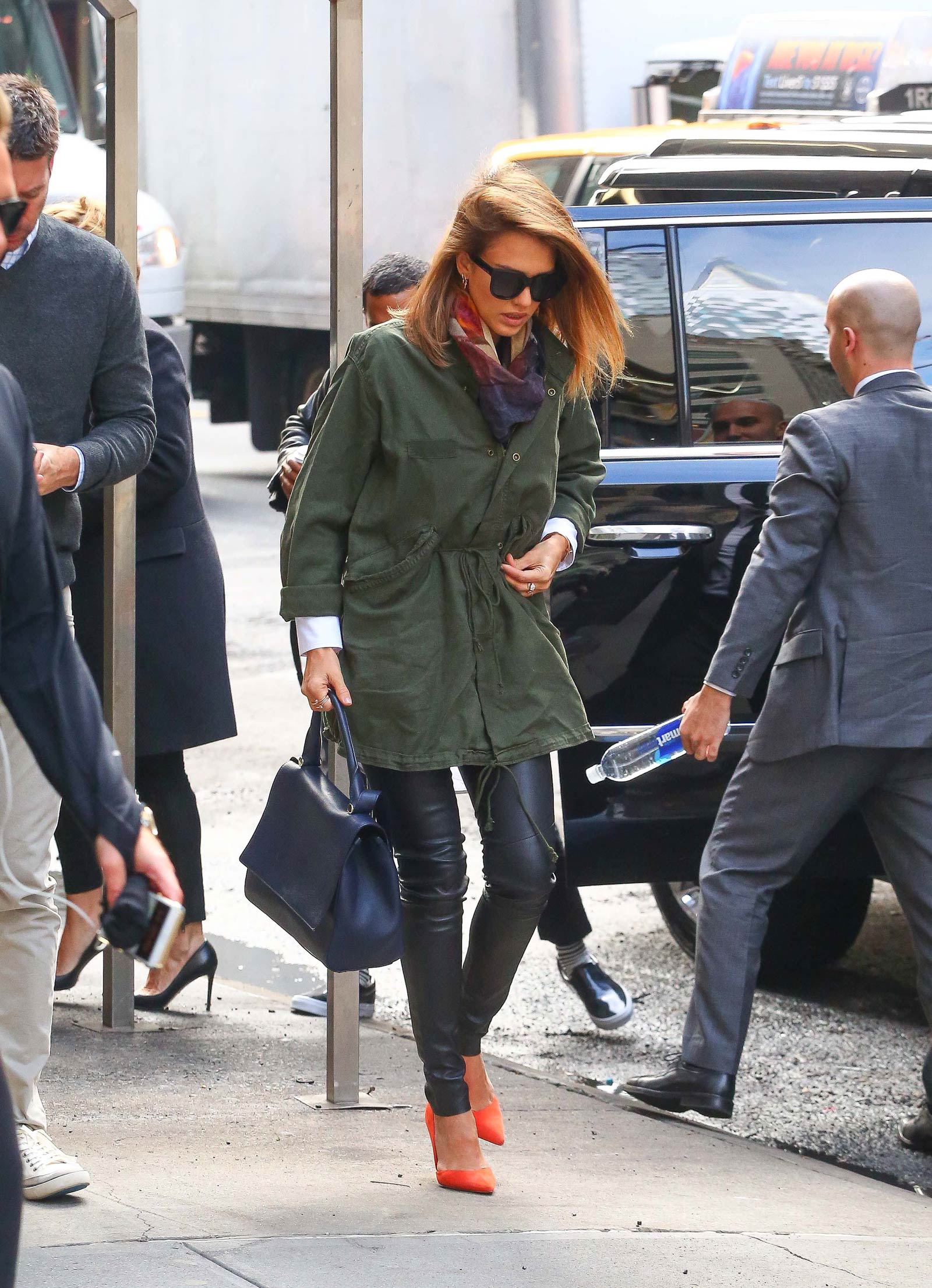 Jessica Alba out in NYC