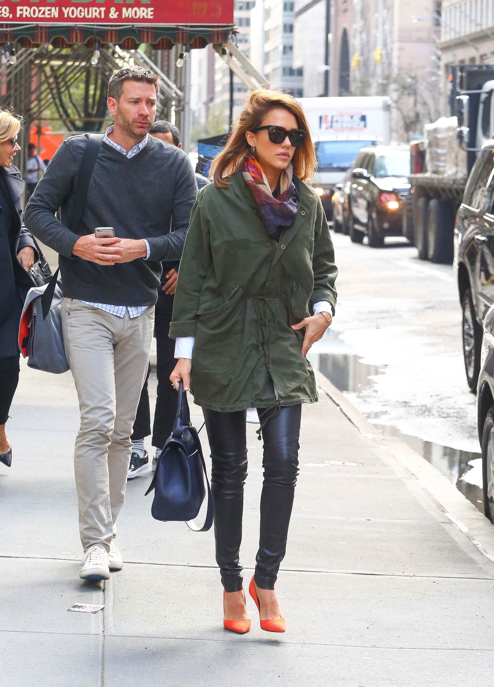 Jessica Alba out in NYC