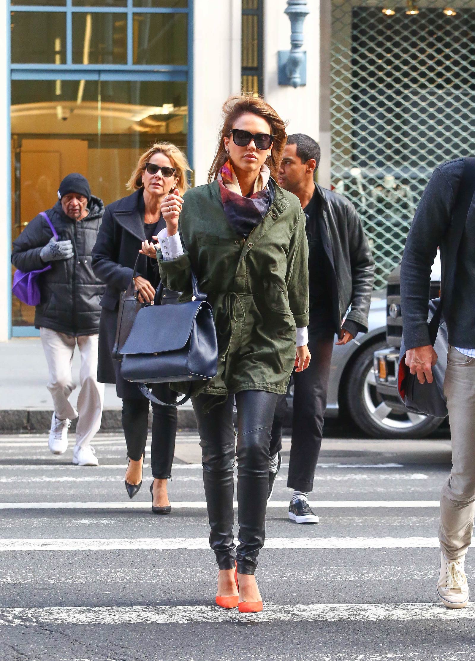 Jessica Alba out in NYC