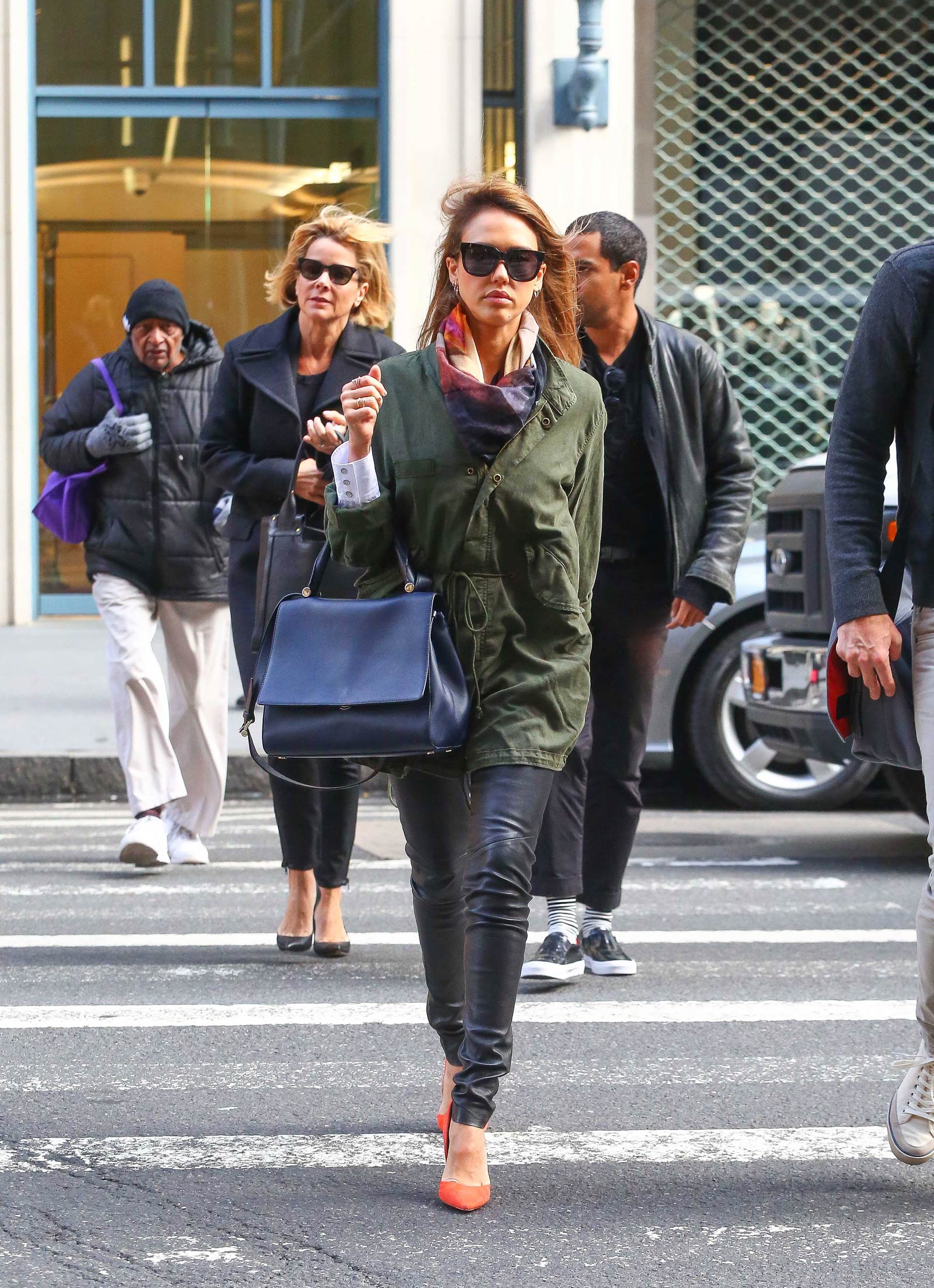 Jessica Alba out in NYC