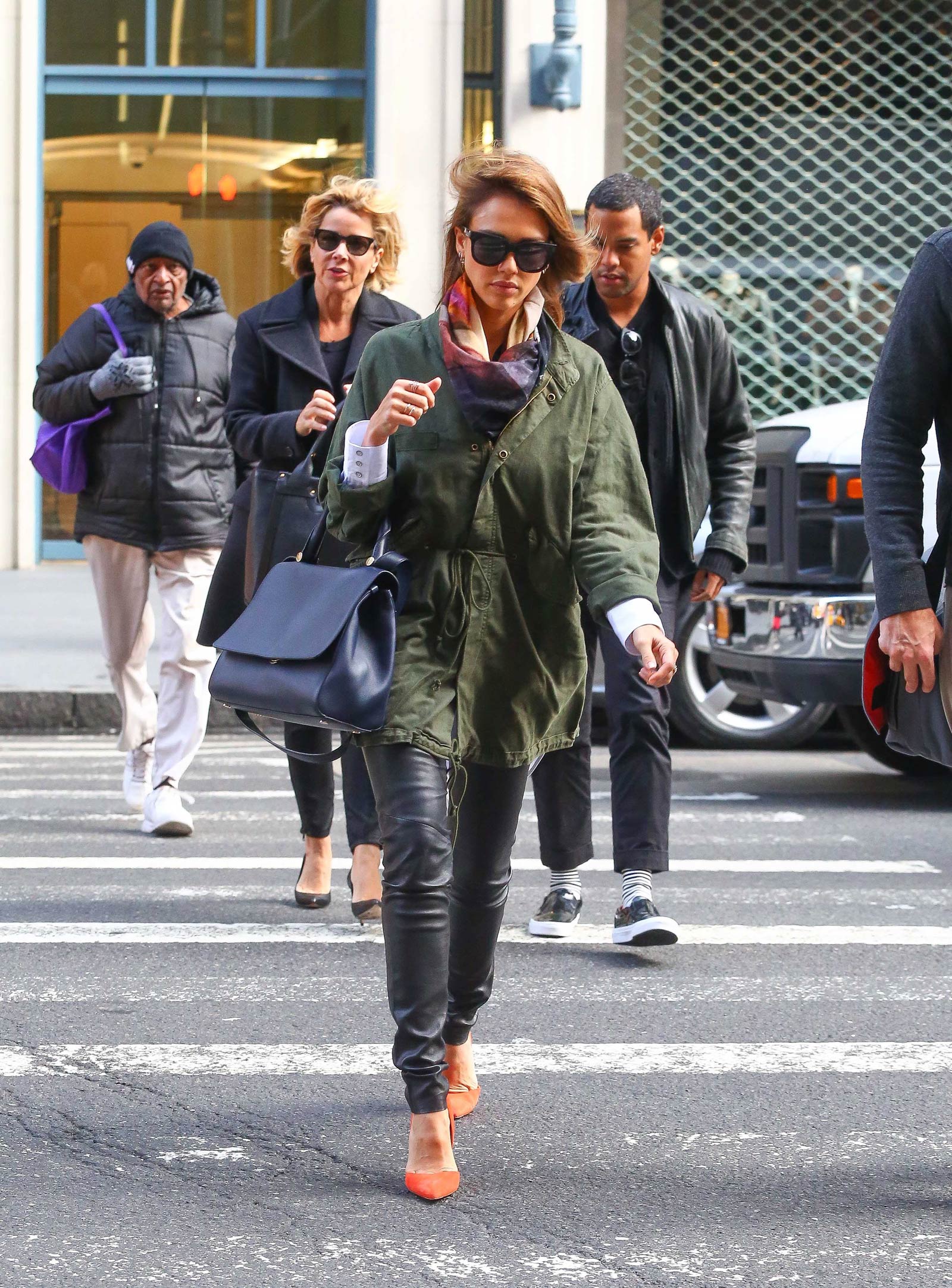 Jessica Alba out in NYC