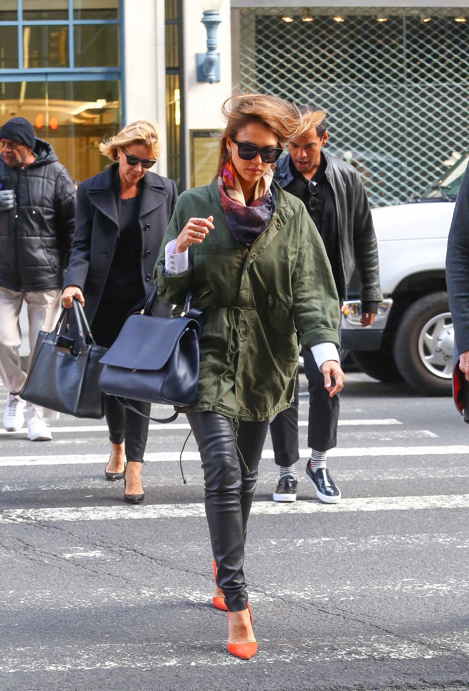 Jessica Alba out in NYC