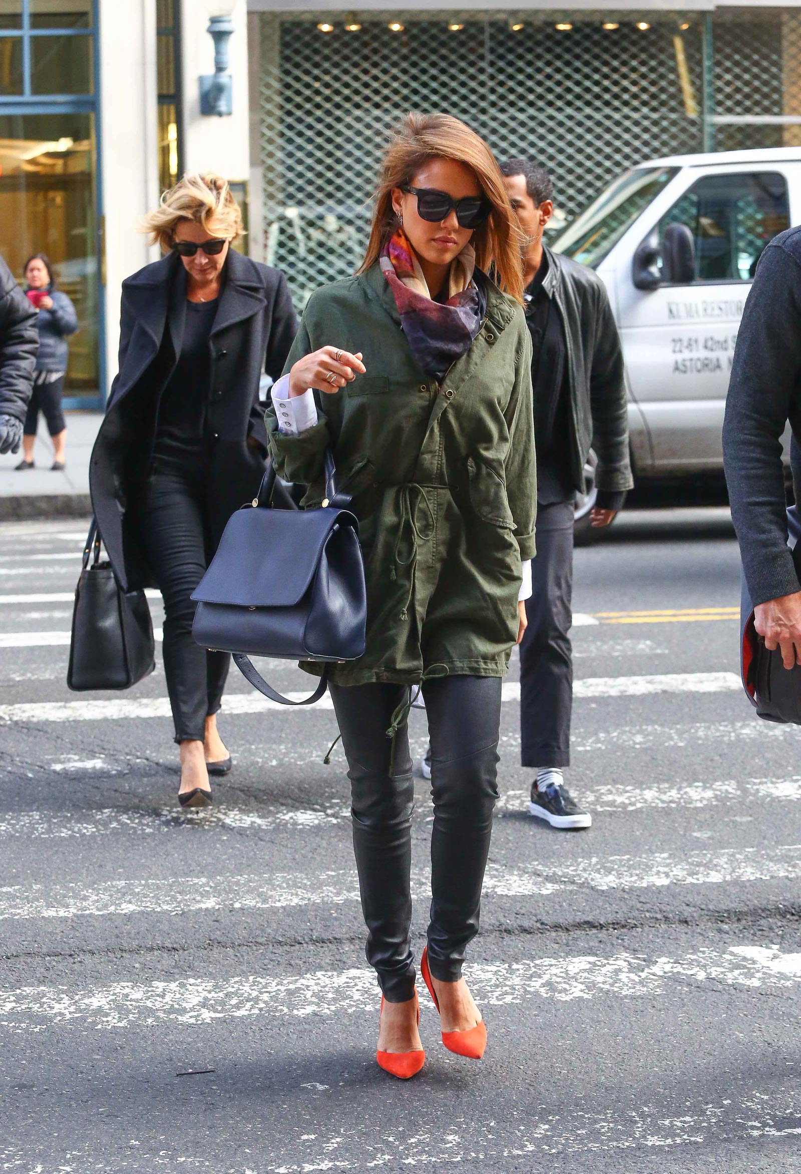 Jessica Alba out in NYC