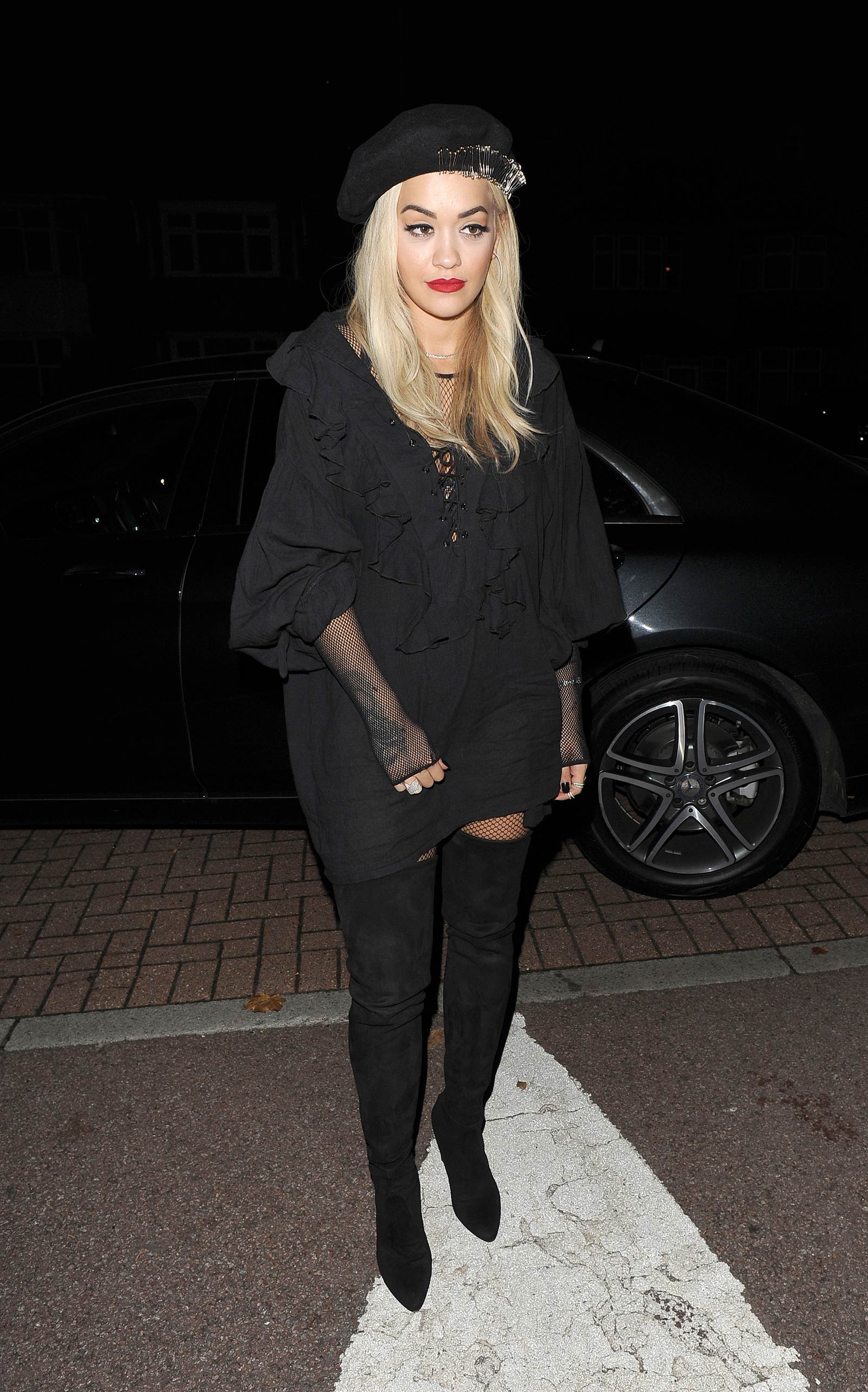 Rita Ora at Soho House private members club