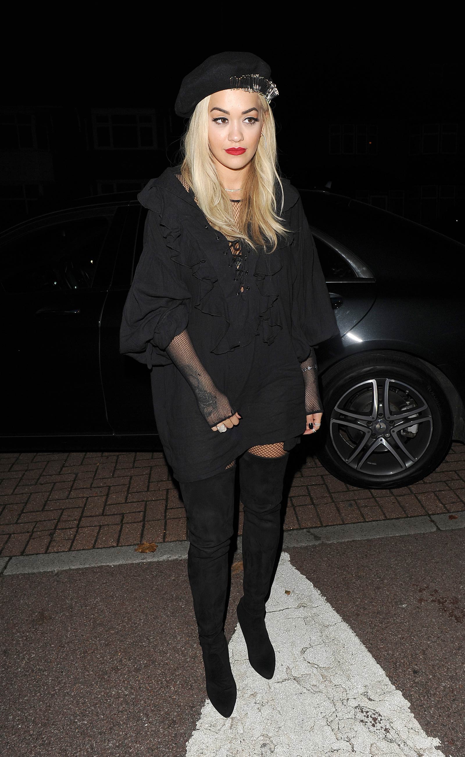 Rita Ora at Soho House private members club