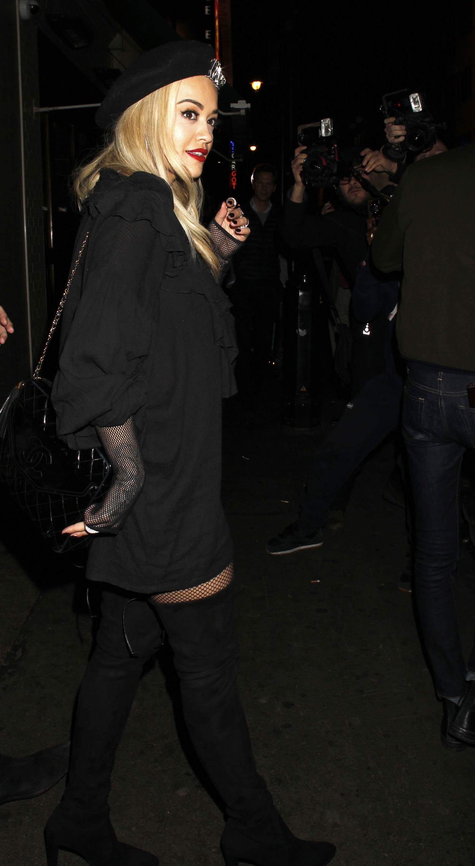 Rita Ora at Soho House private members club