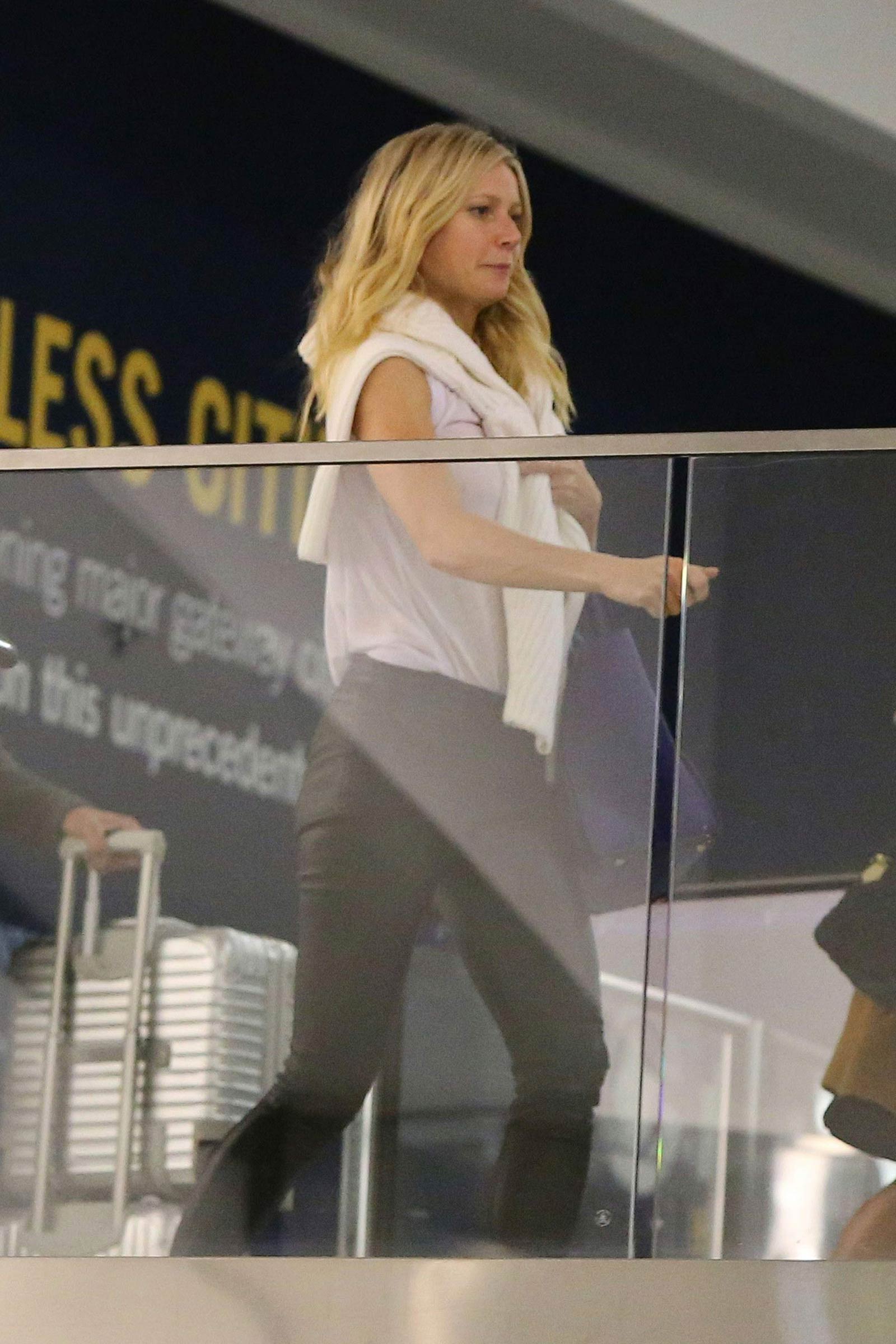 Gwyneth Paltrow seen leaving the JFK airport