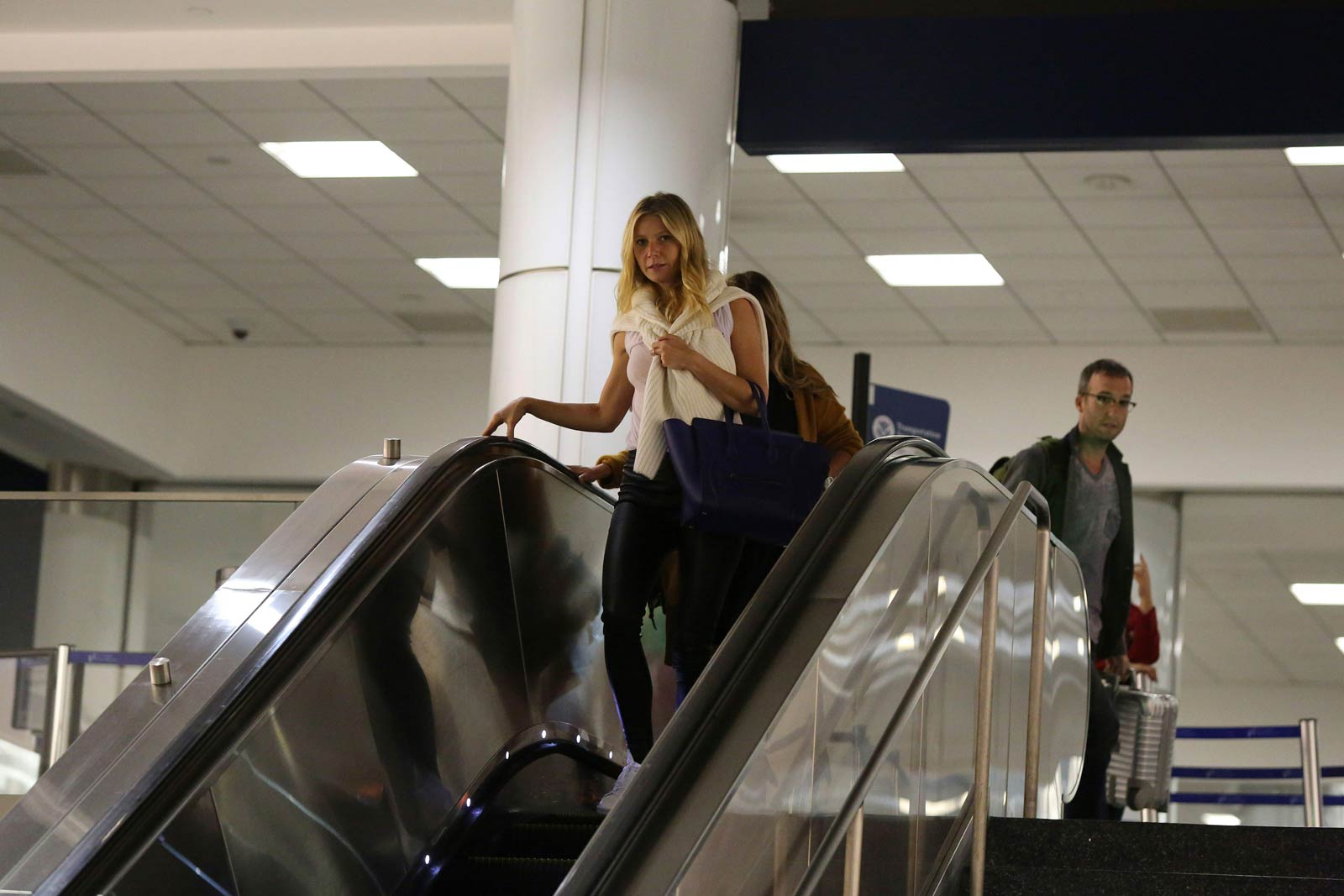 Gwyneth Paltrow seen leaving the JFK airport