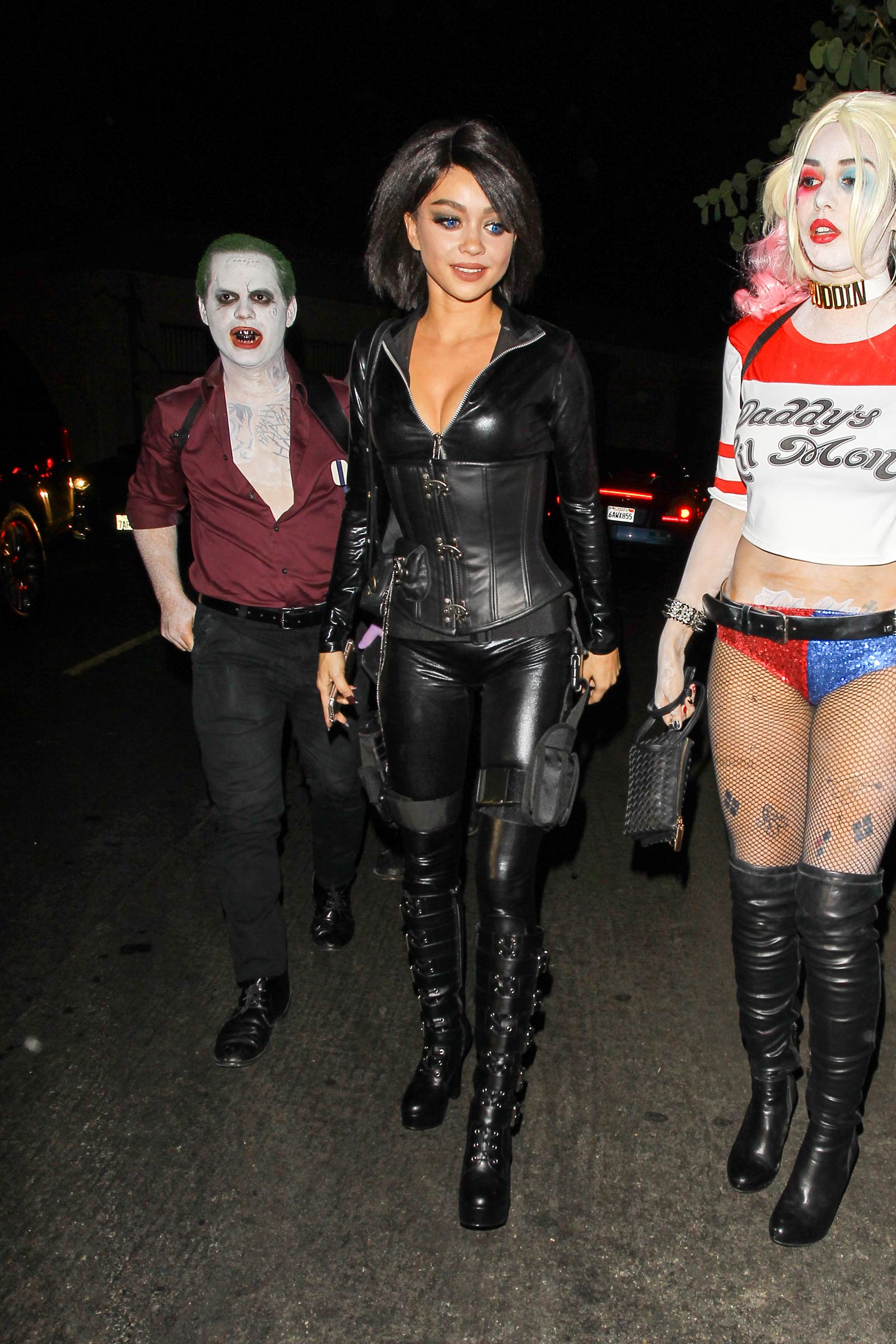 Sarah Hyland attends Just Jared Halloween party