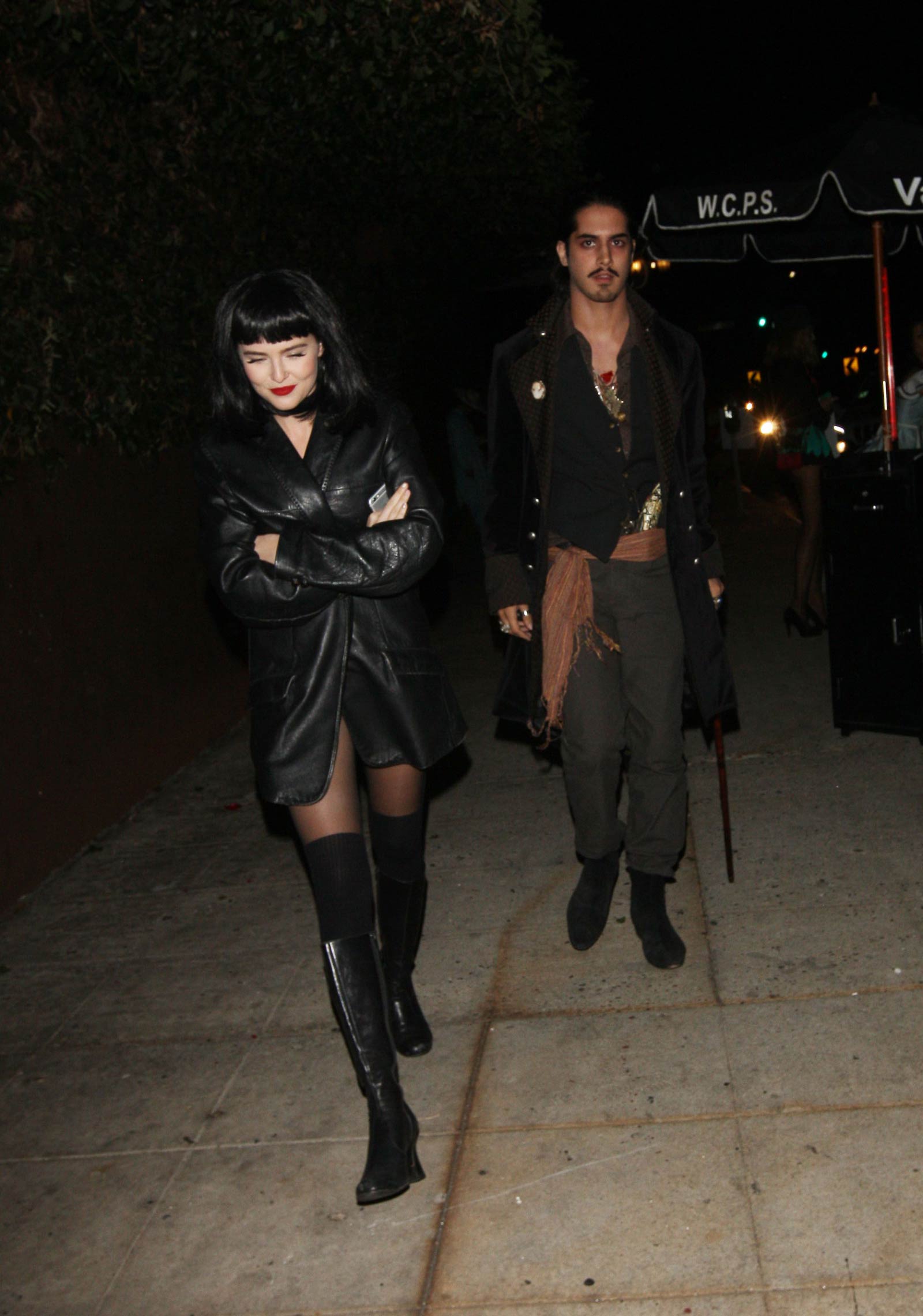 Zoey Deutch leaving Le Jardin Night Club