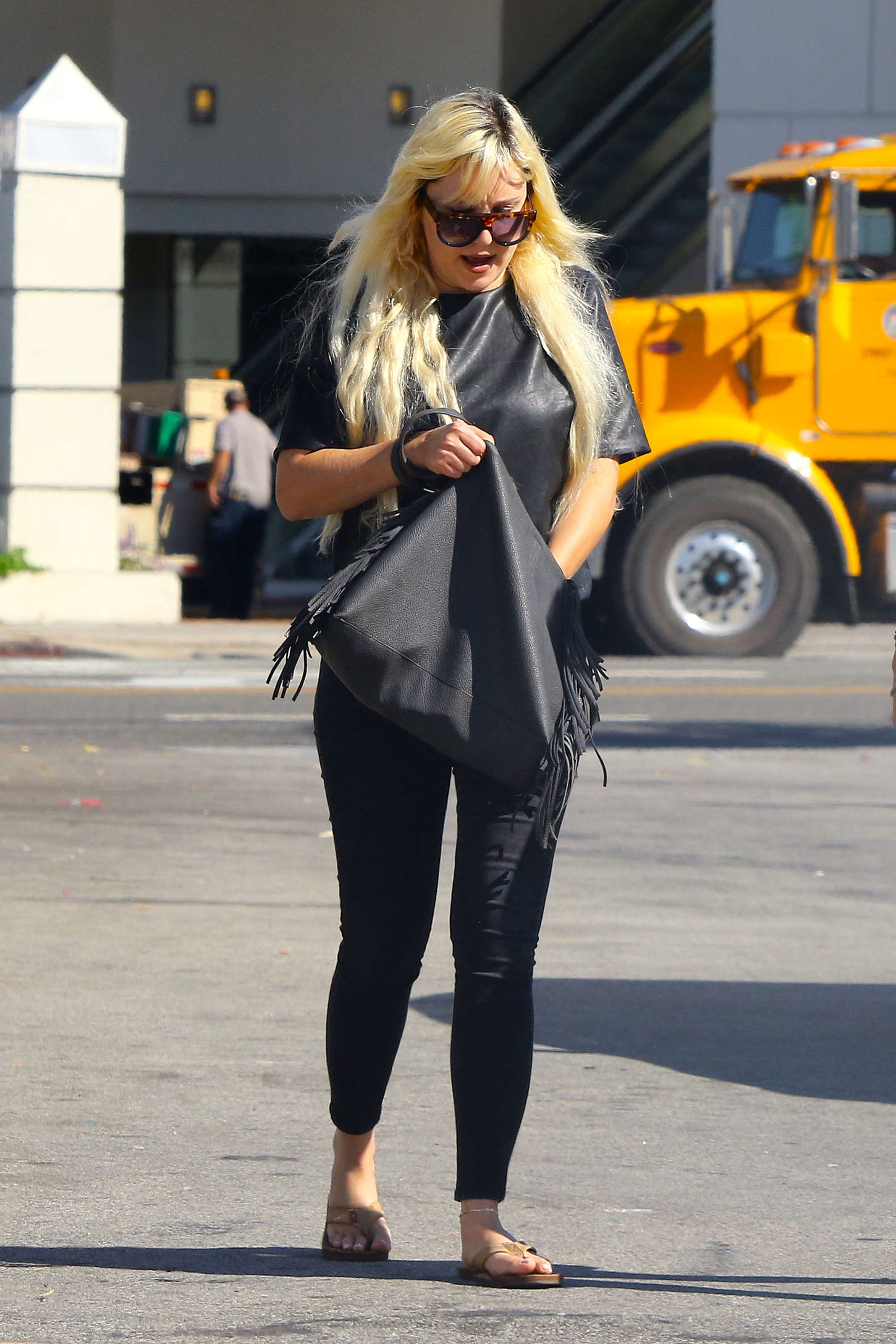 Amanda Bynes out in LA