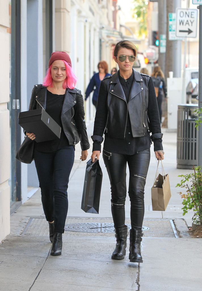 Ruby Rose is seen out shopping in Beverly Hills