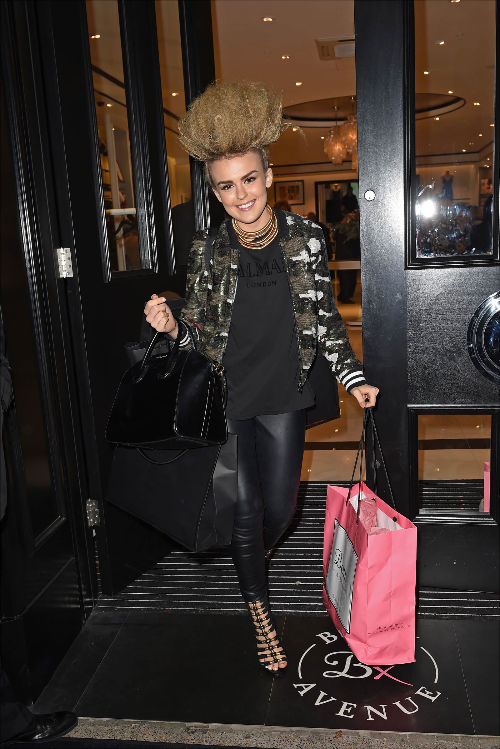 Tallia Storm attends Boux Avenue Oxford Street Store Launch
