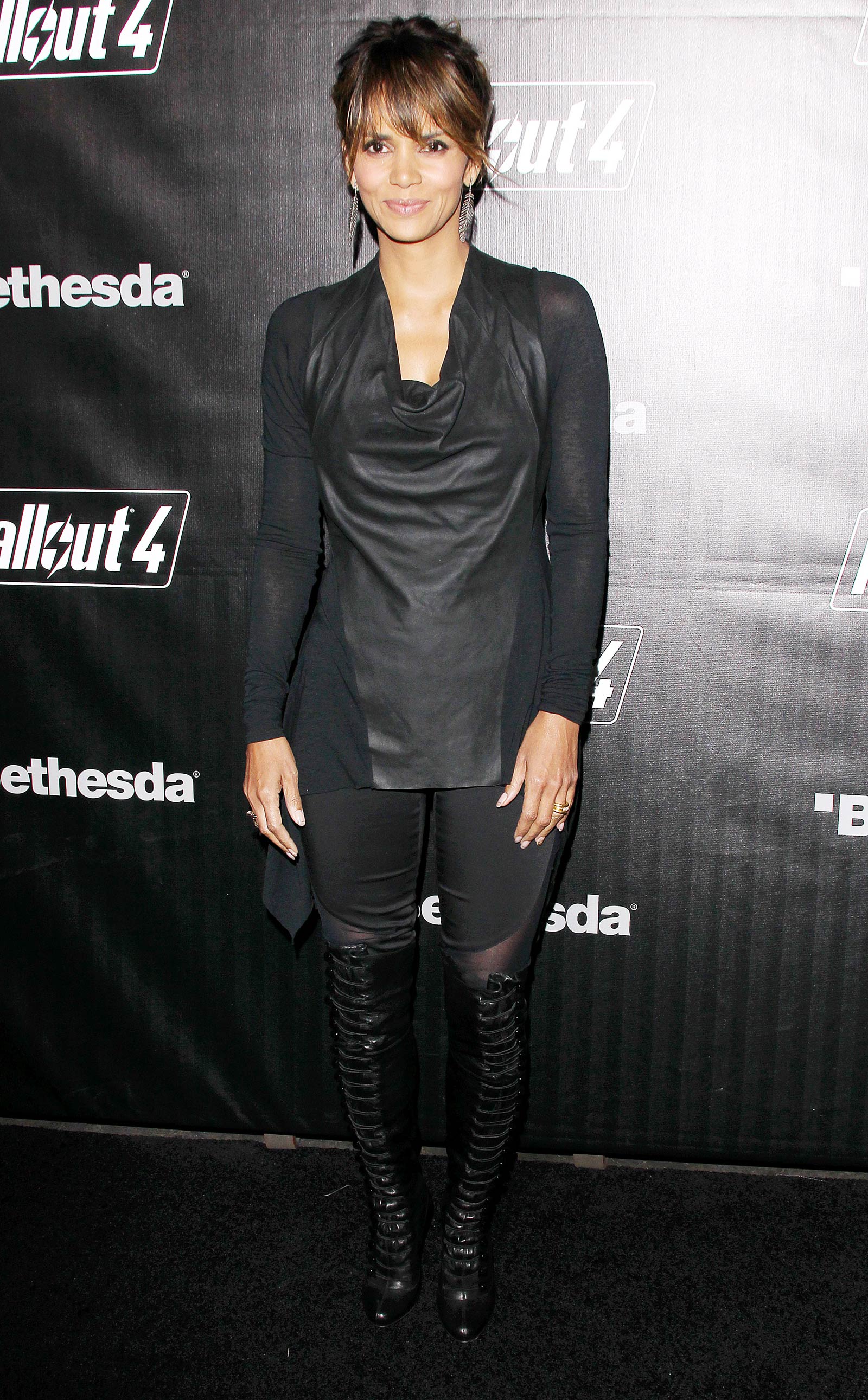 Halle Berry attends Fallout 4 launch party