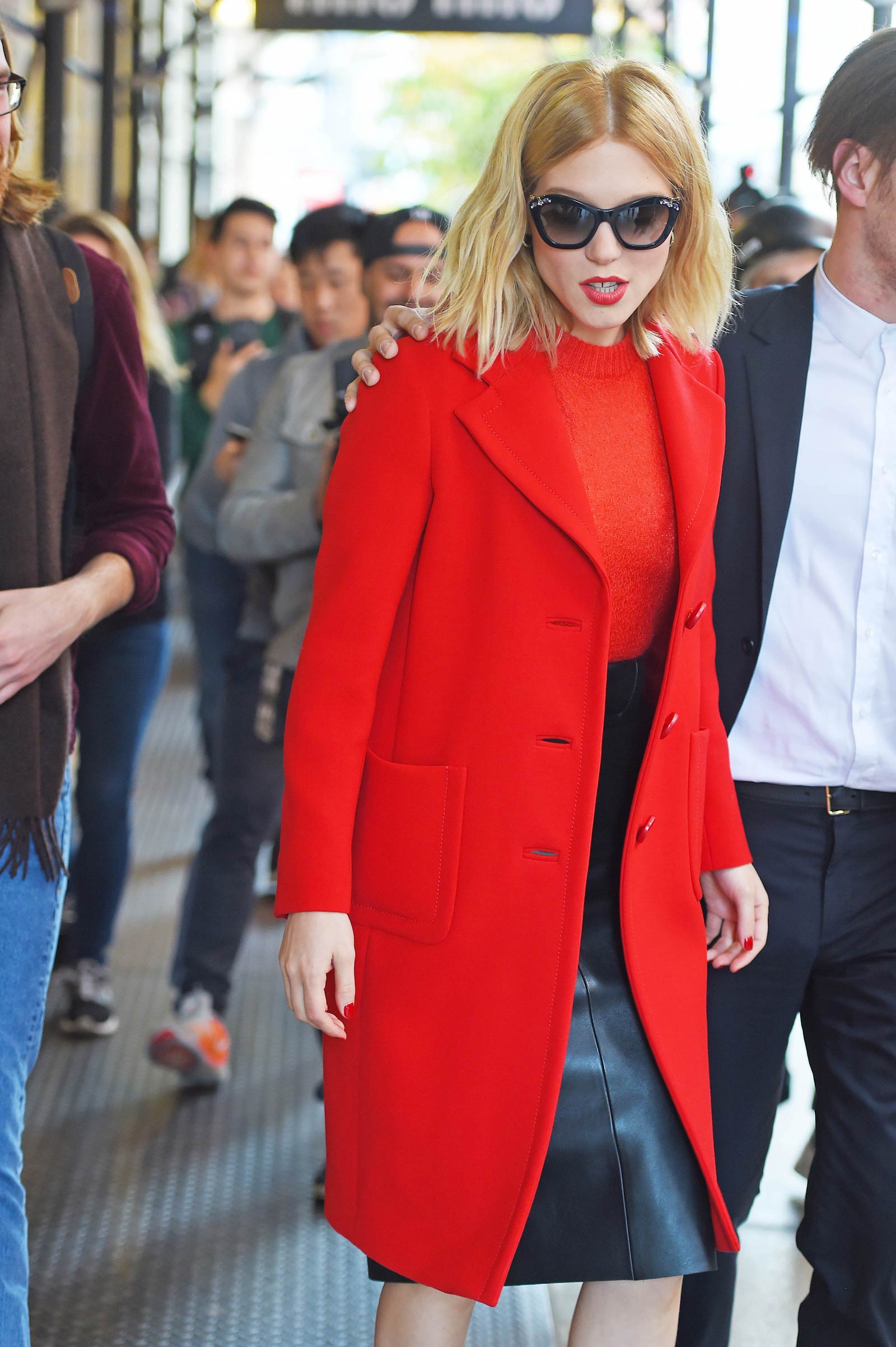 Lea Seydoux at AOL Studios