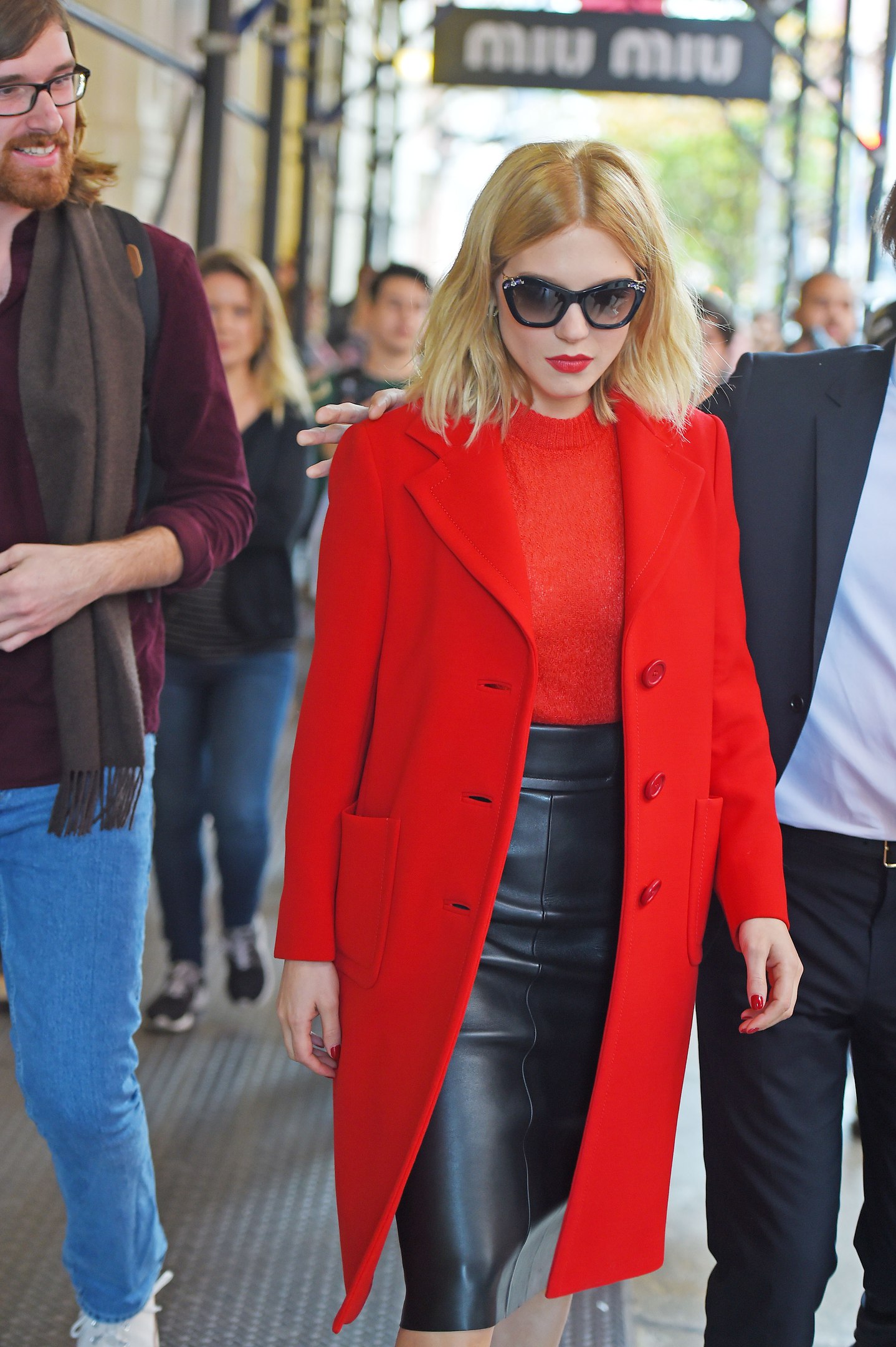 Lea Seydoux at AOL Studios