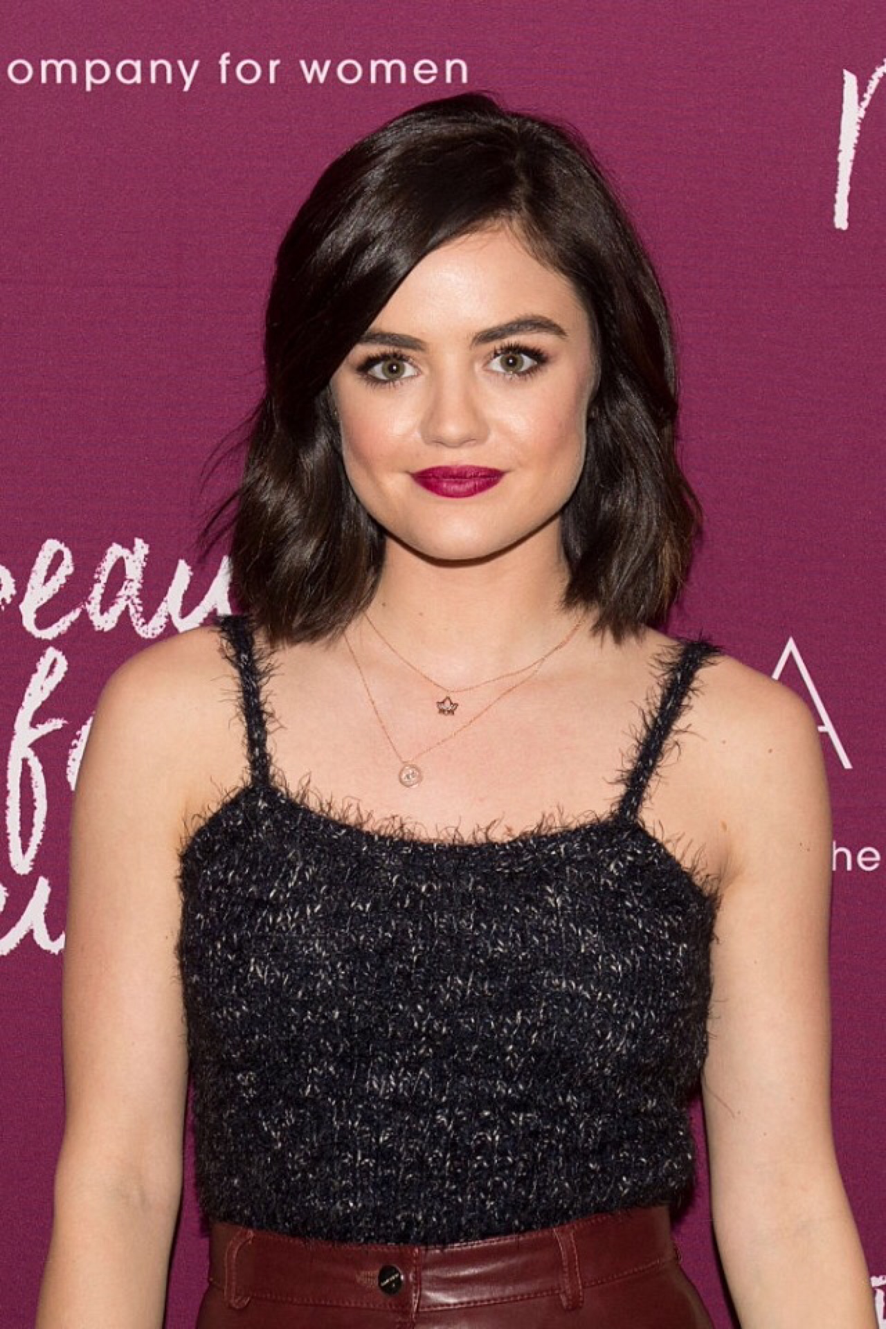 Lucy Hale attends Mark Holiday Collection