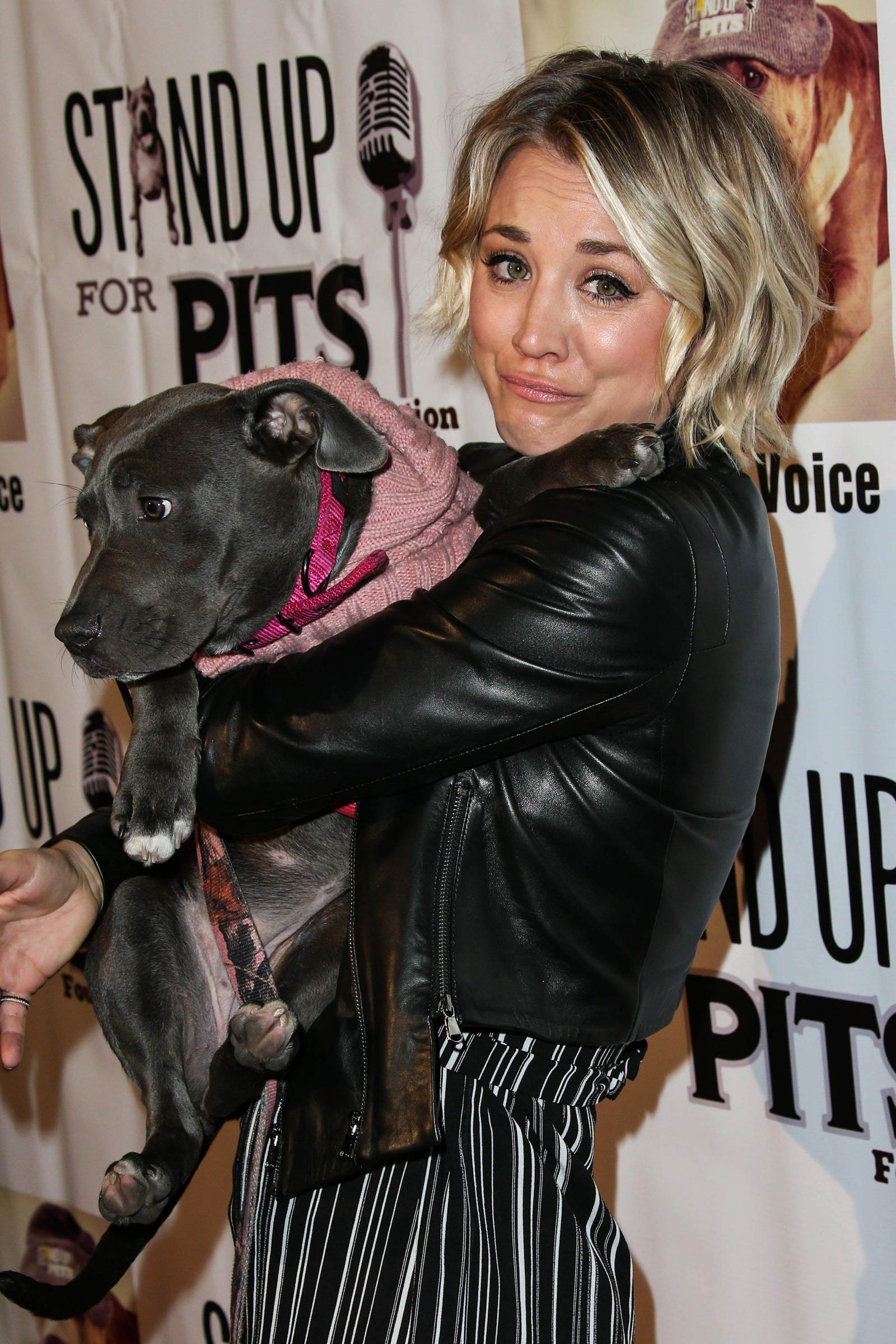 Kaley Cuoco stand Up For Pits Comedy Benefit