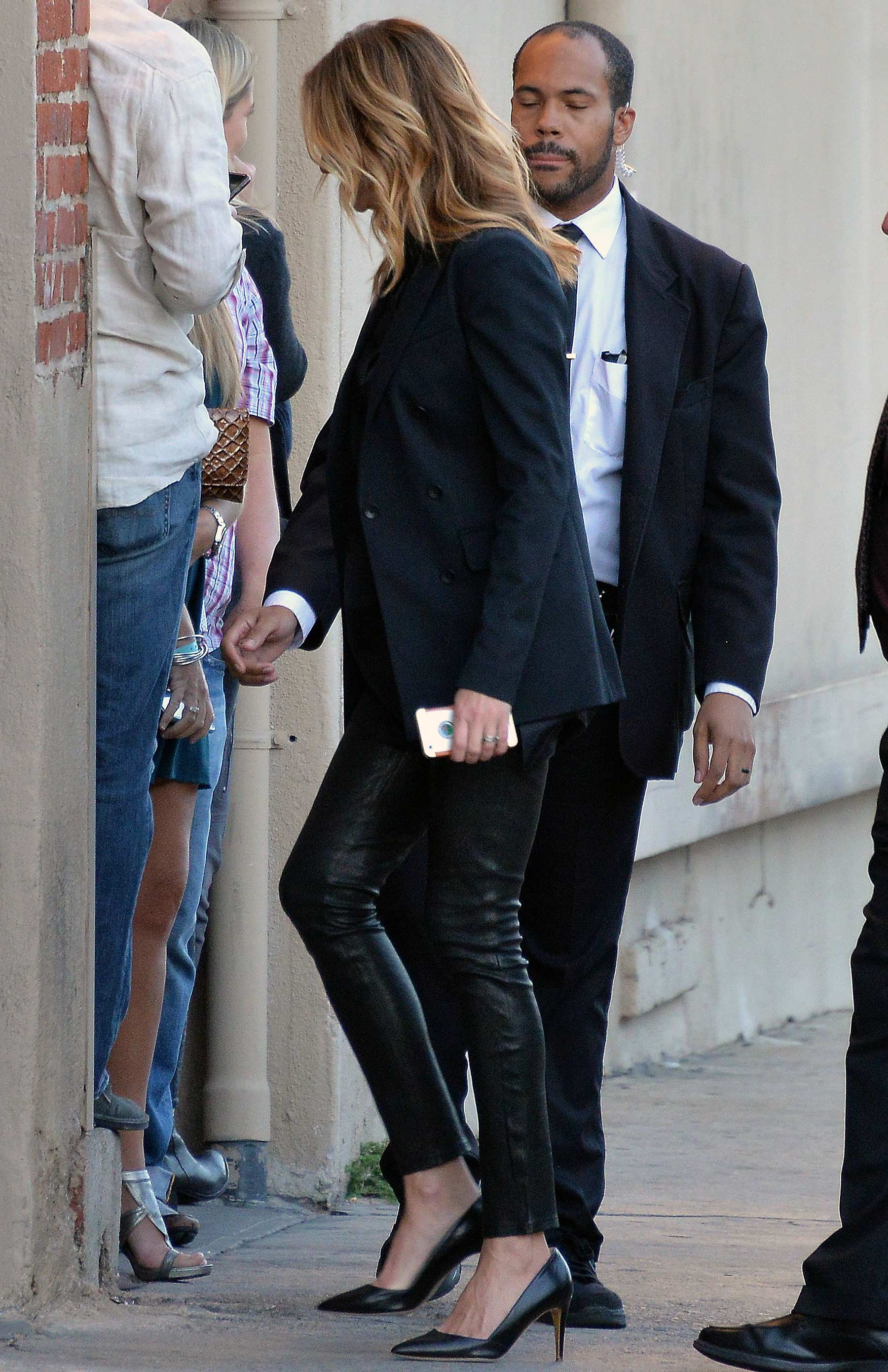 Julia Roberts is seen at Jimmy Kimmel Live