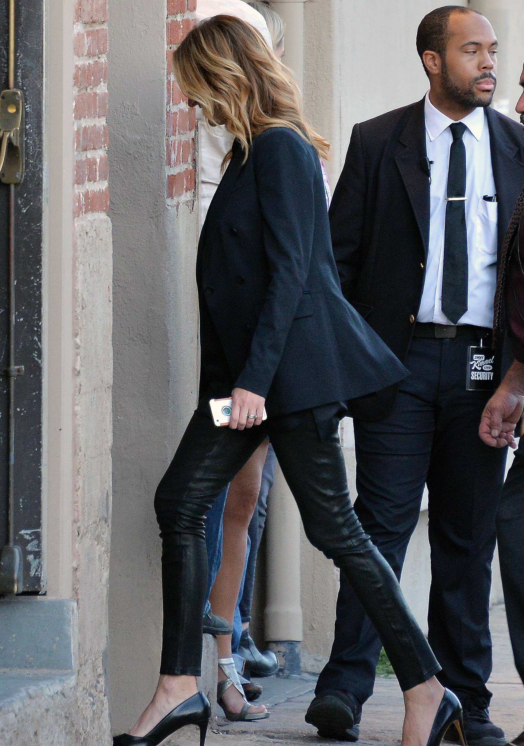 Julia Roberts is seen at Jimmy Kimmel Live