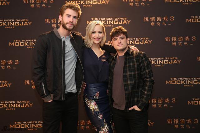 Jennifer Lawrence attends Mockingjay Part 2 press event