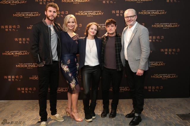 Jennifer Lawrence attends Mockingjay Part 2 press event