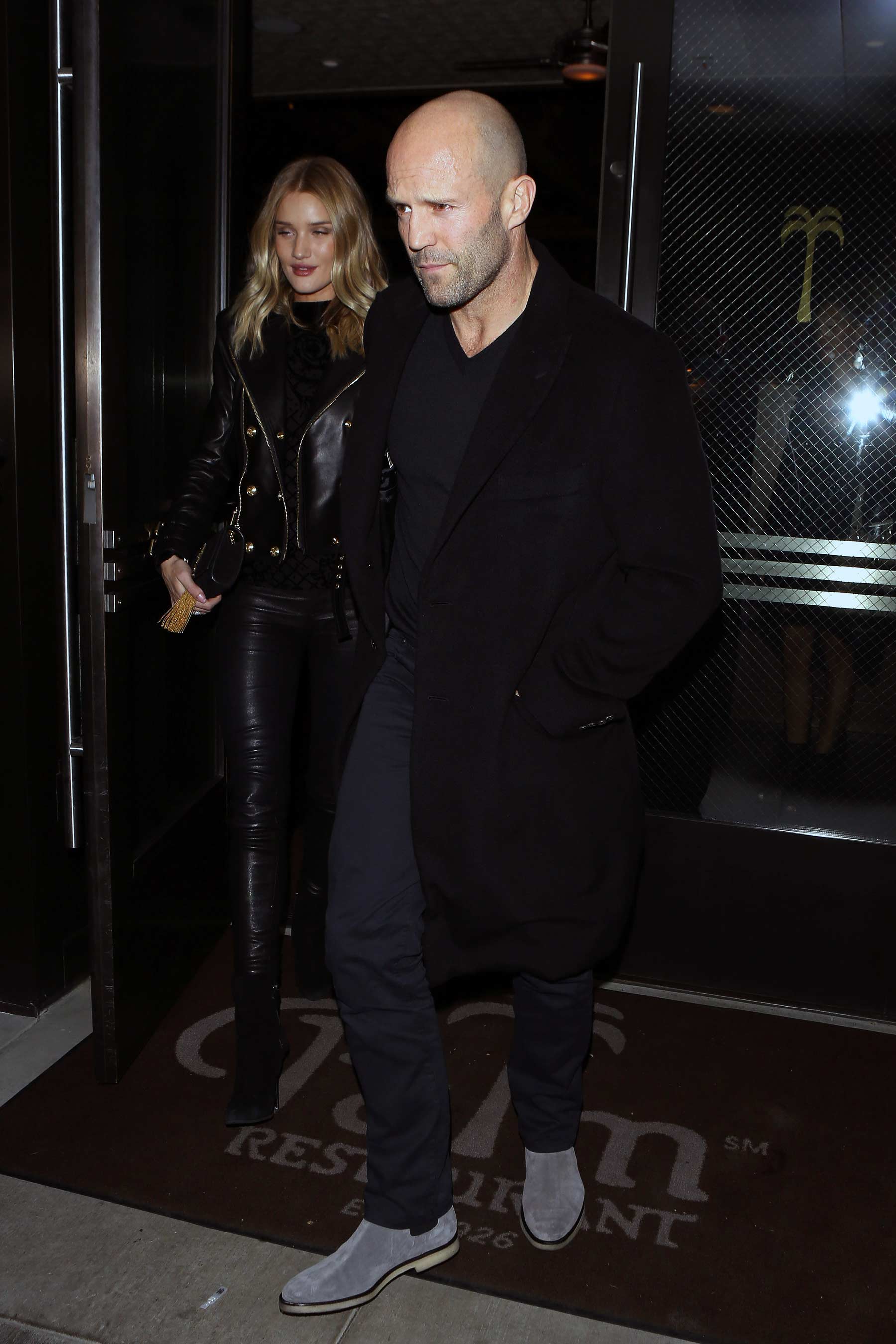 Rosie Huntington-Whiteley at the Palm Restaurant