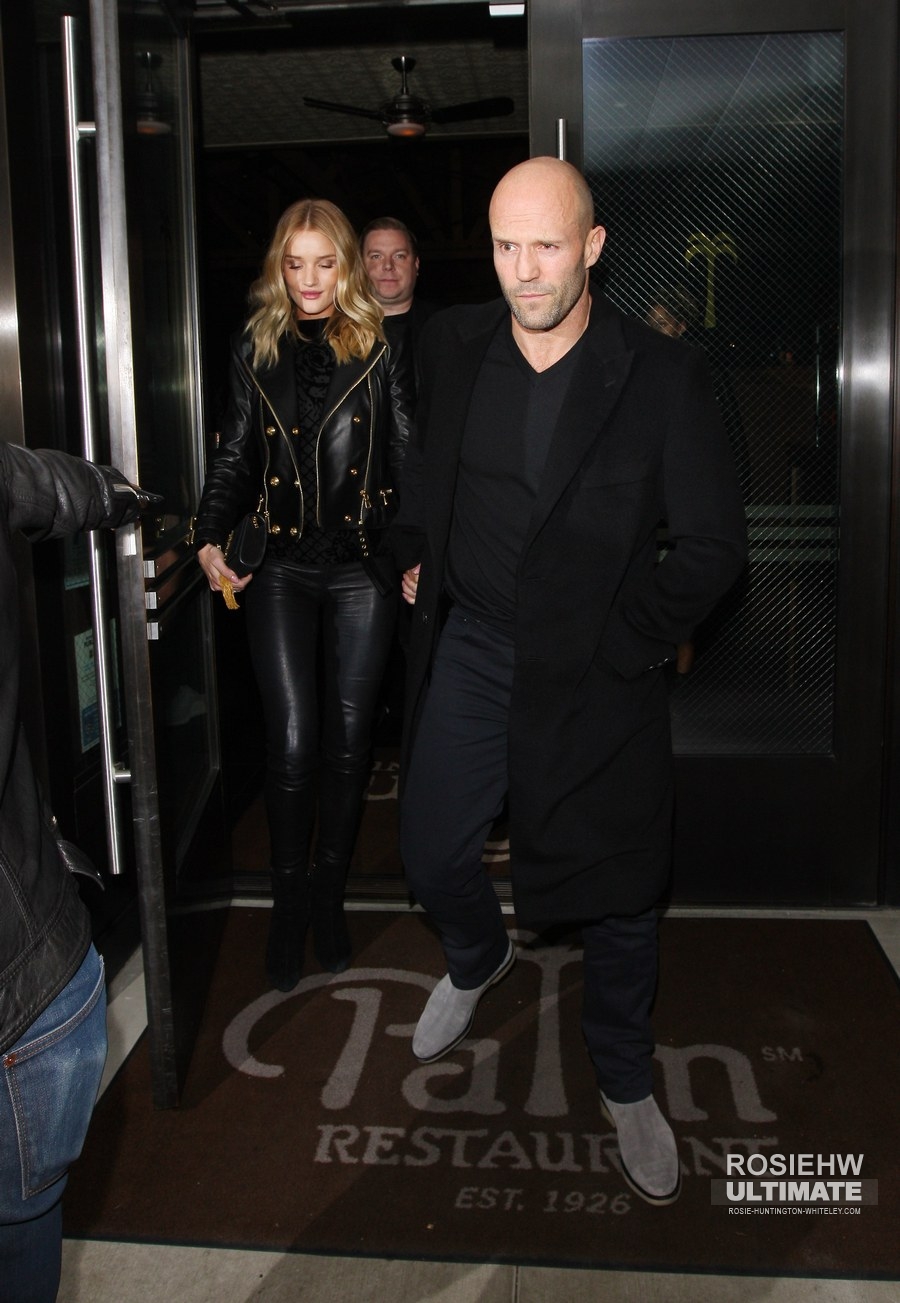 Rosie Huntington-Whiteley at the Palm Restaurant