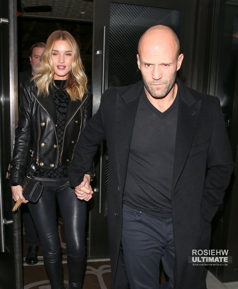 Rosie Huntington-Whiteley at the Palm Restaurant