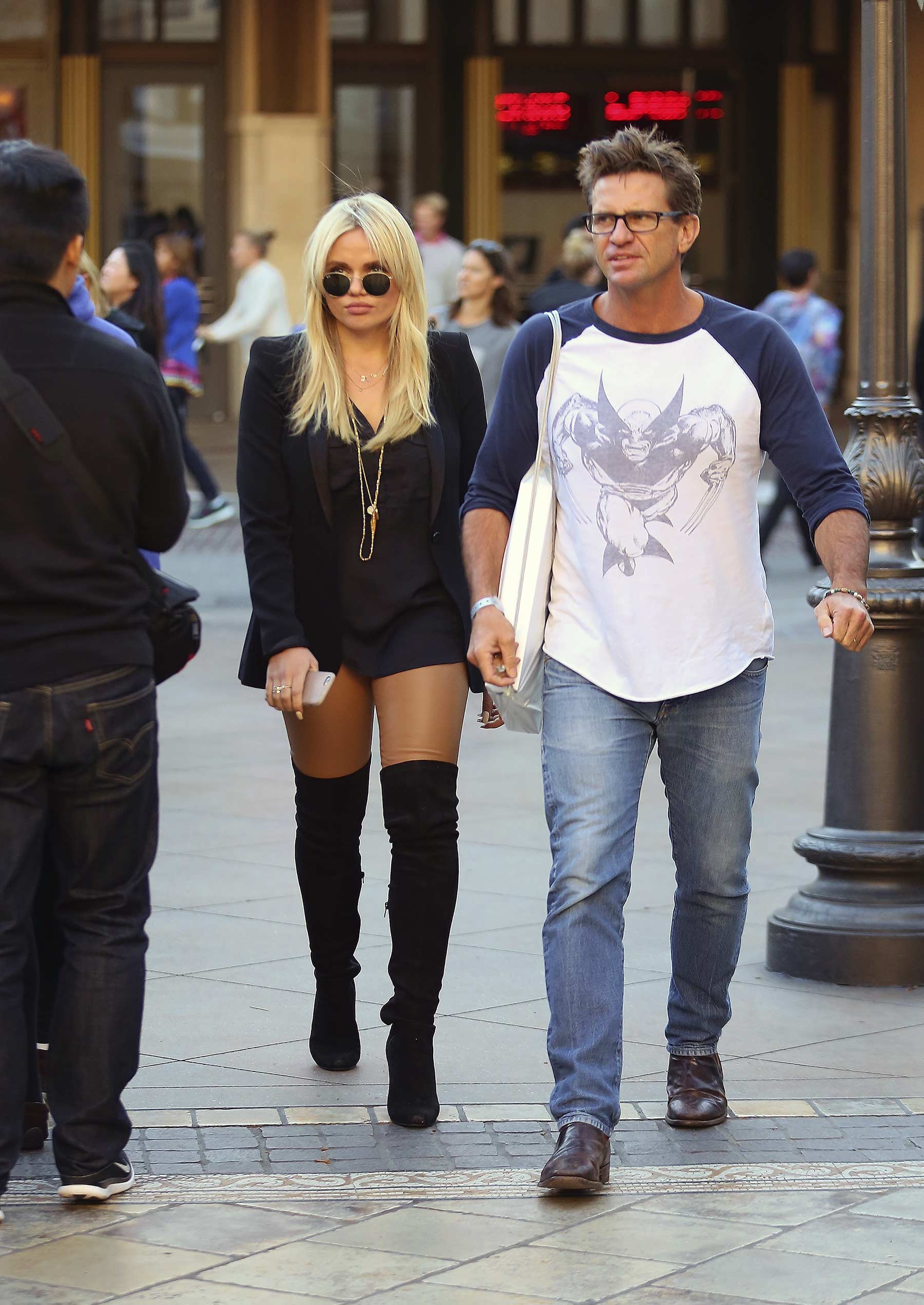 Alli Simpson seen as she goes shopping at The Grove