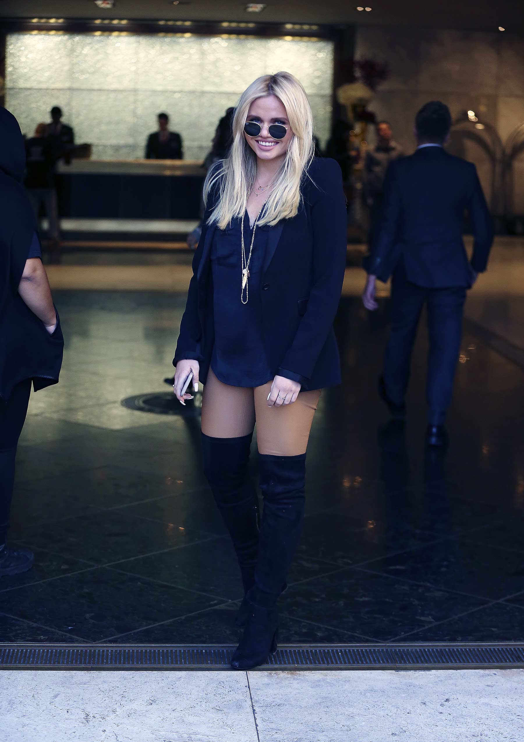 Alli Simpson seen as she goes shopping at The Grove