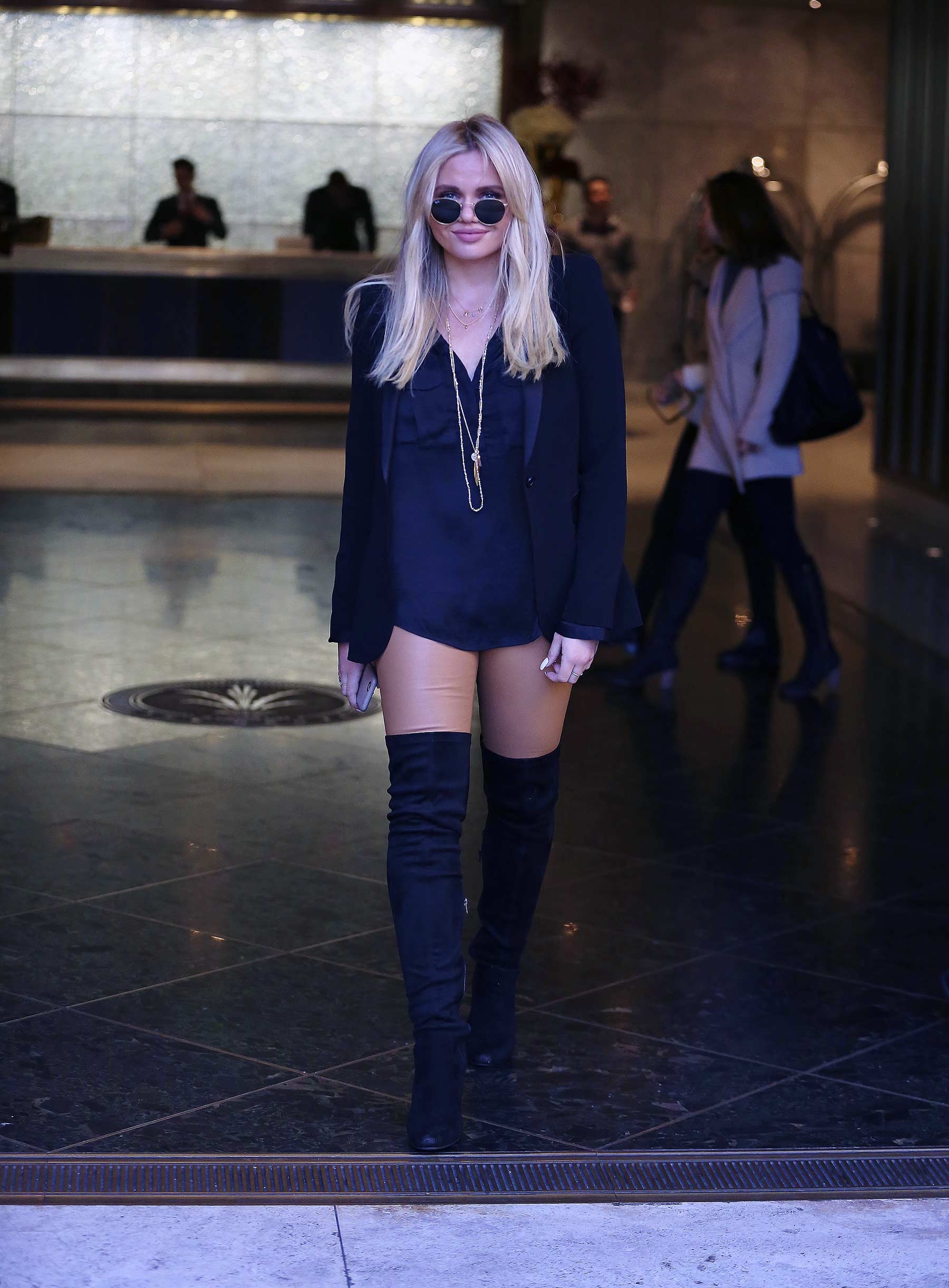 Alli Simpson seen as she goes shopping at The Grove