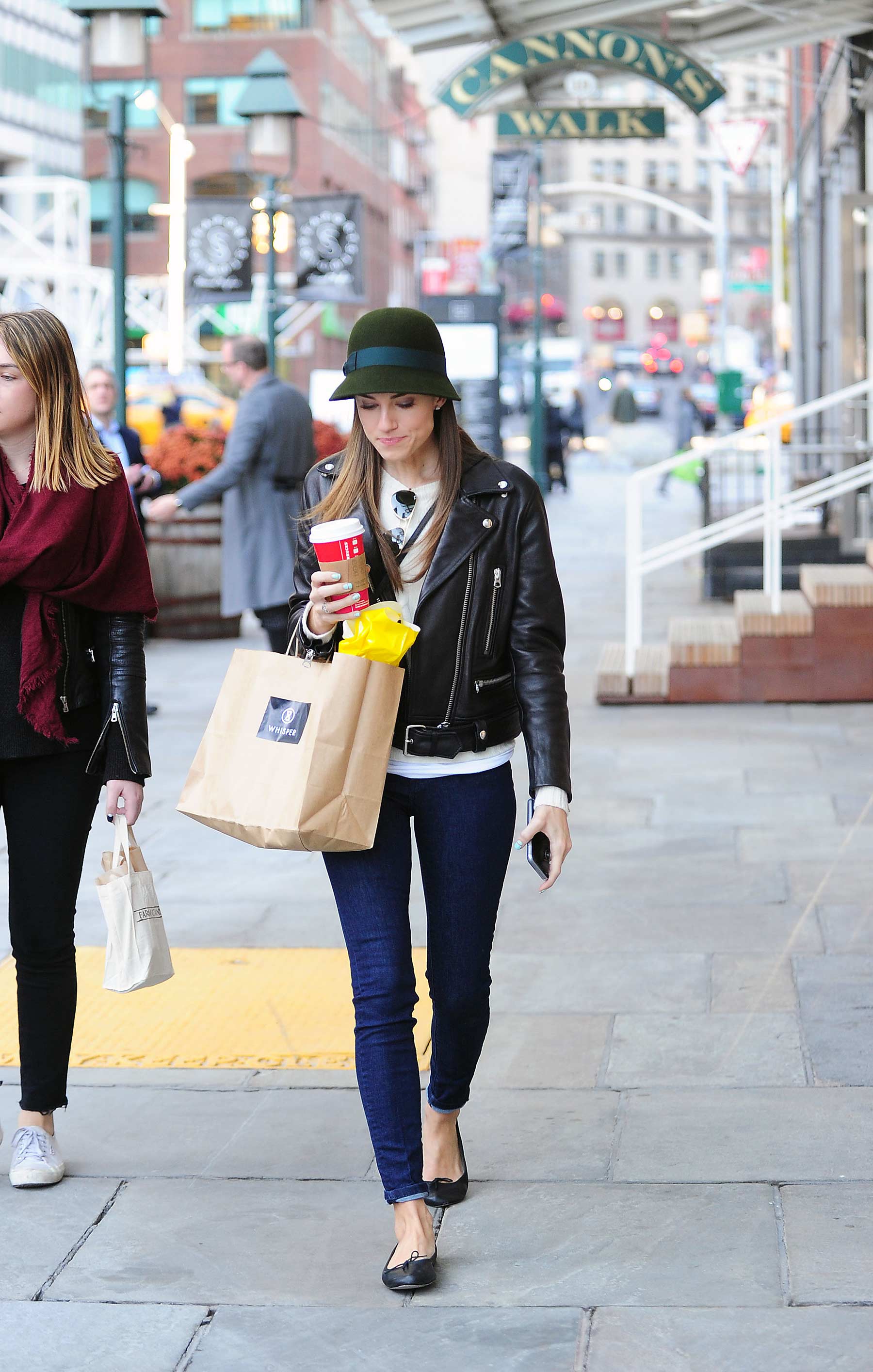 Allison Williams at The Seaport District and Fashion Boutique Seaport Studios