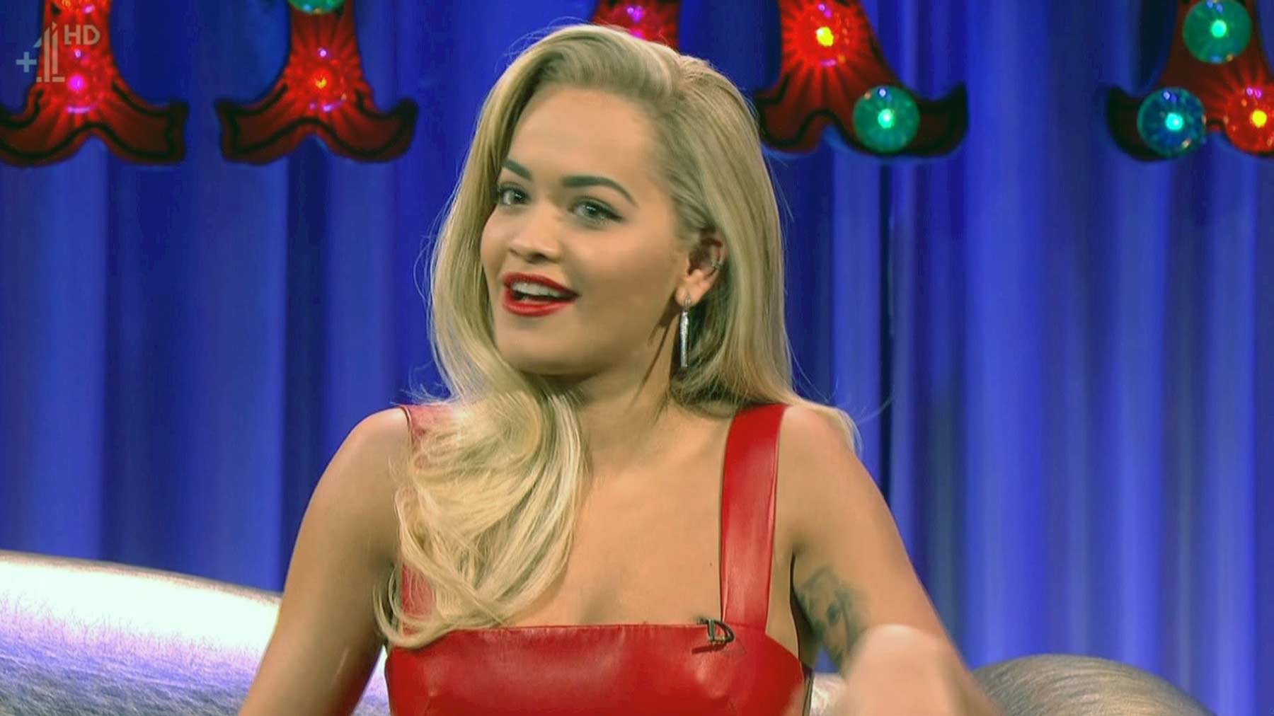 Rita Ora appearing on Alan Carr Chatty Man