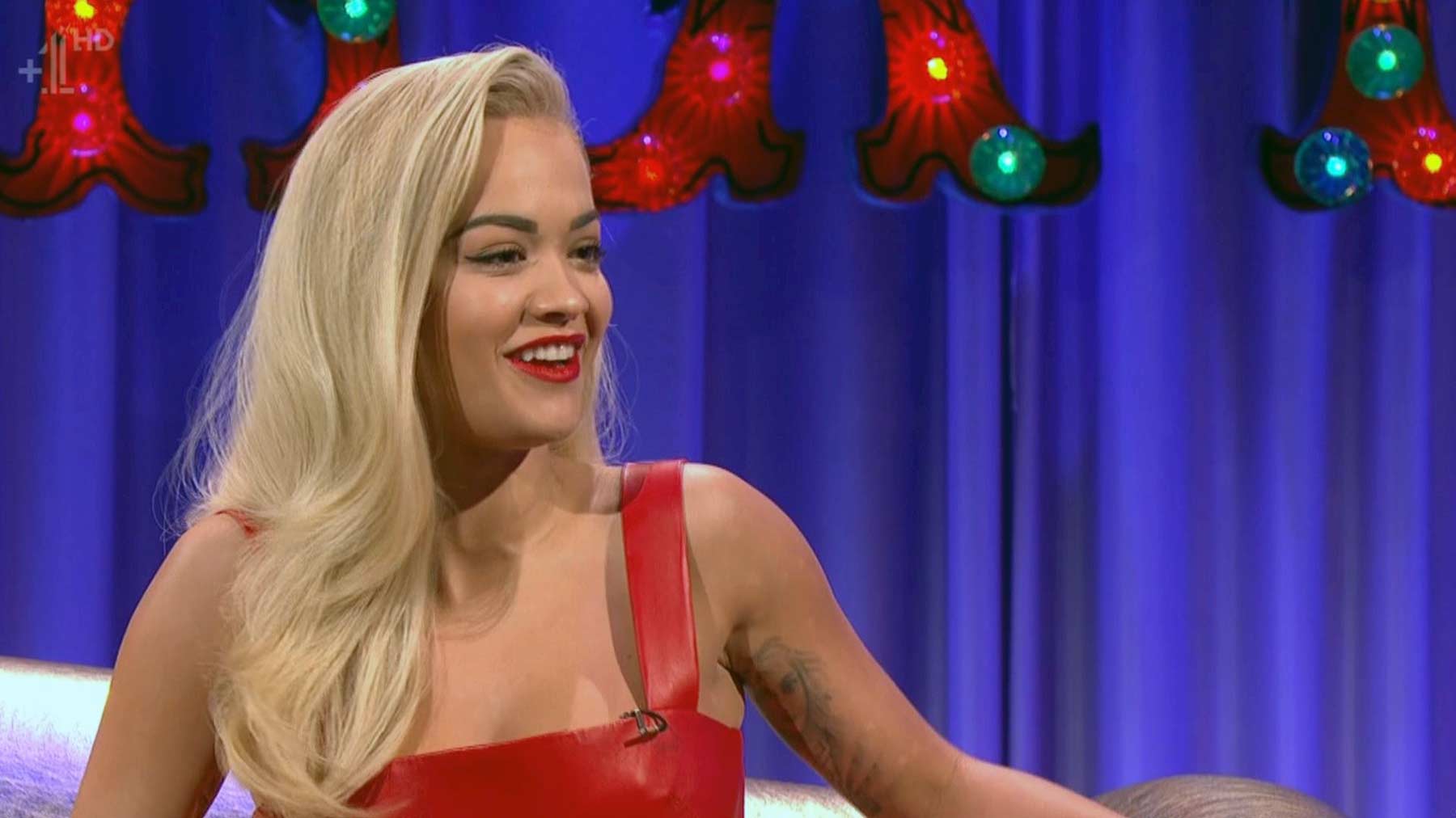 Rita Ora appearing on Alan Carr Chatty Man