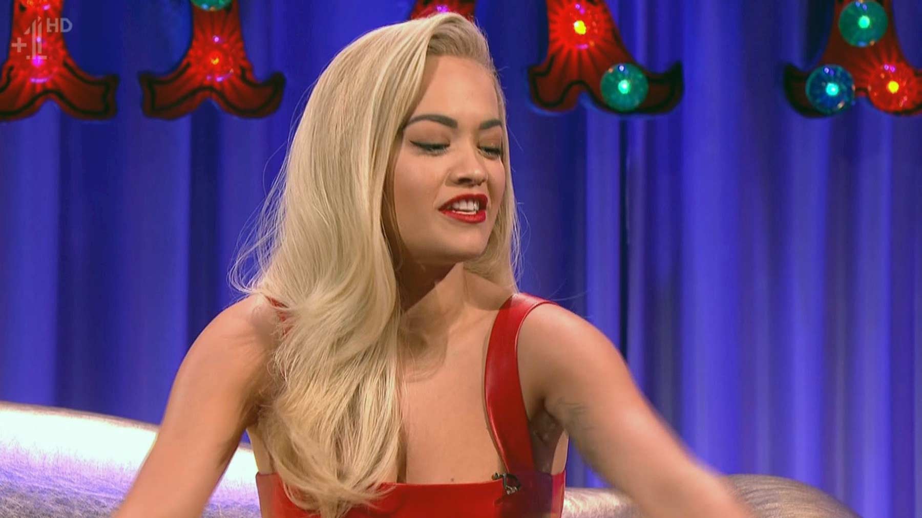 Rita Ora appearing on Alan Carr Chatty Man